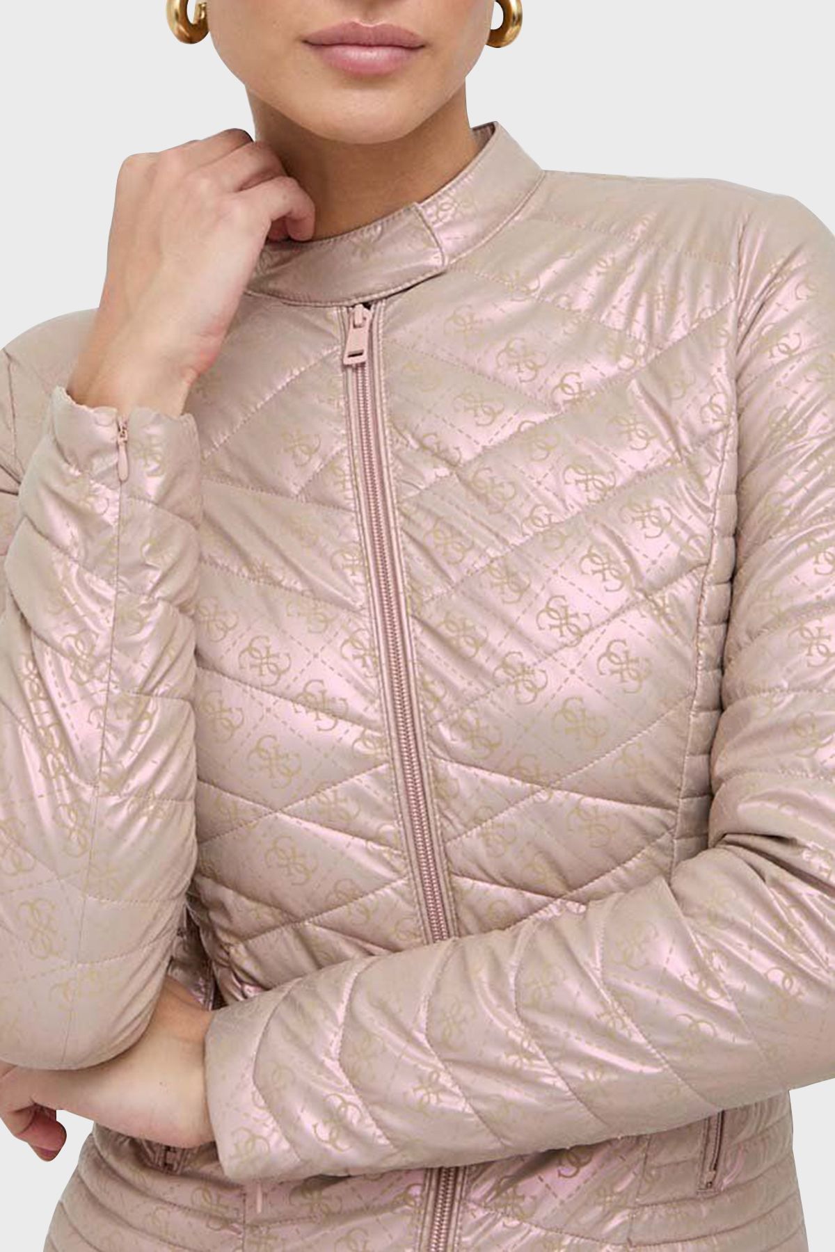 Guess deals metallic jacket