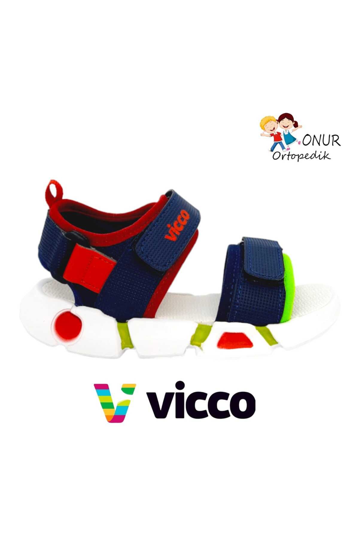 صندل ورزشی آبی دخترانه و پسرانه بچگانه ان Jax اورجینال Vicco