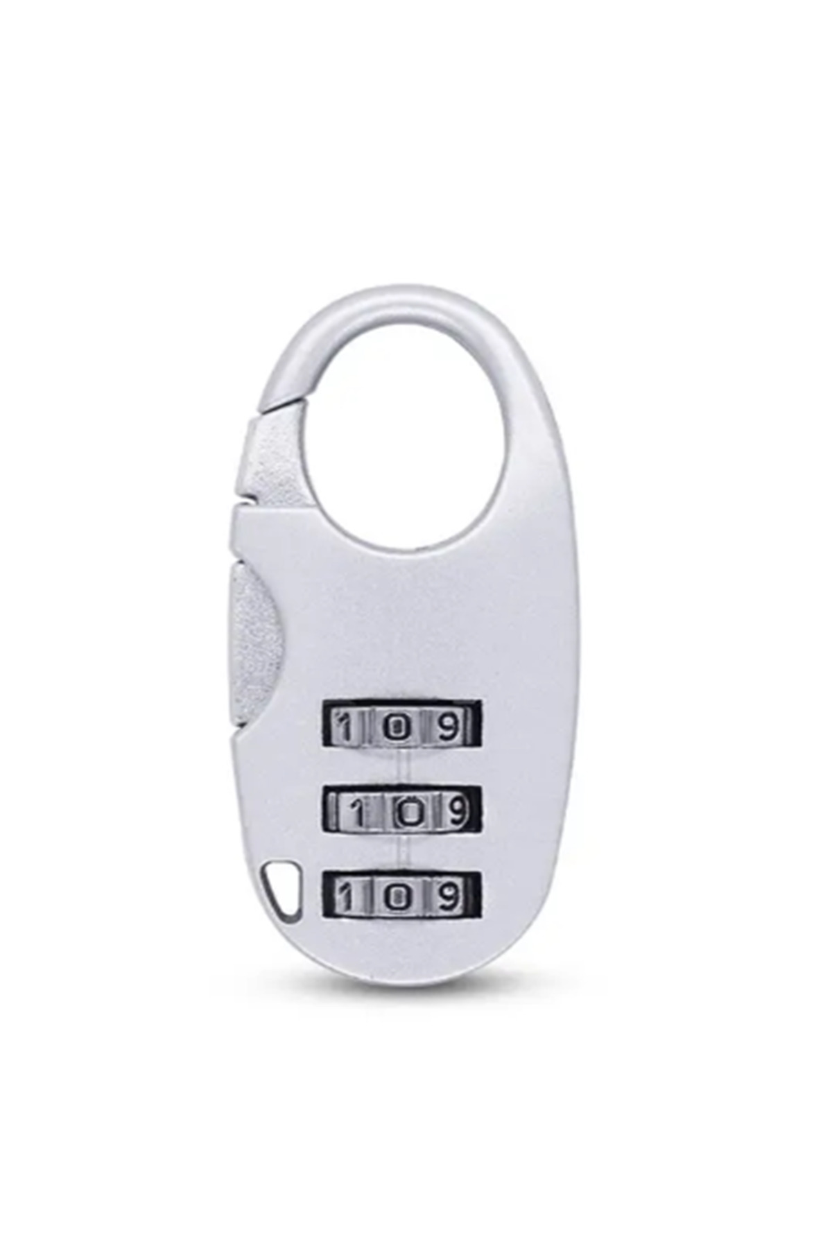 gaman-Metal Combination Padlock Suitcase Lock Cabinet Lock Silver Gray 2