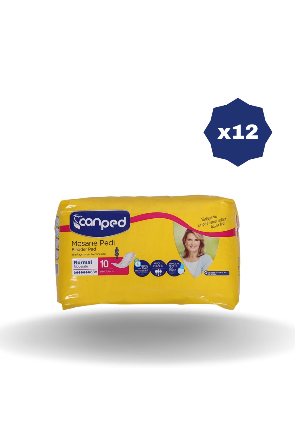 Canped MESANE PEDİ NORMAL 10'LU X 12 ADET