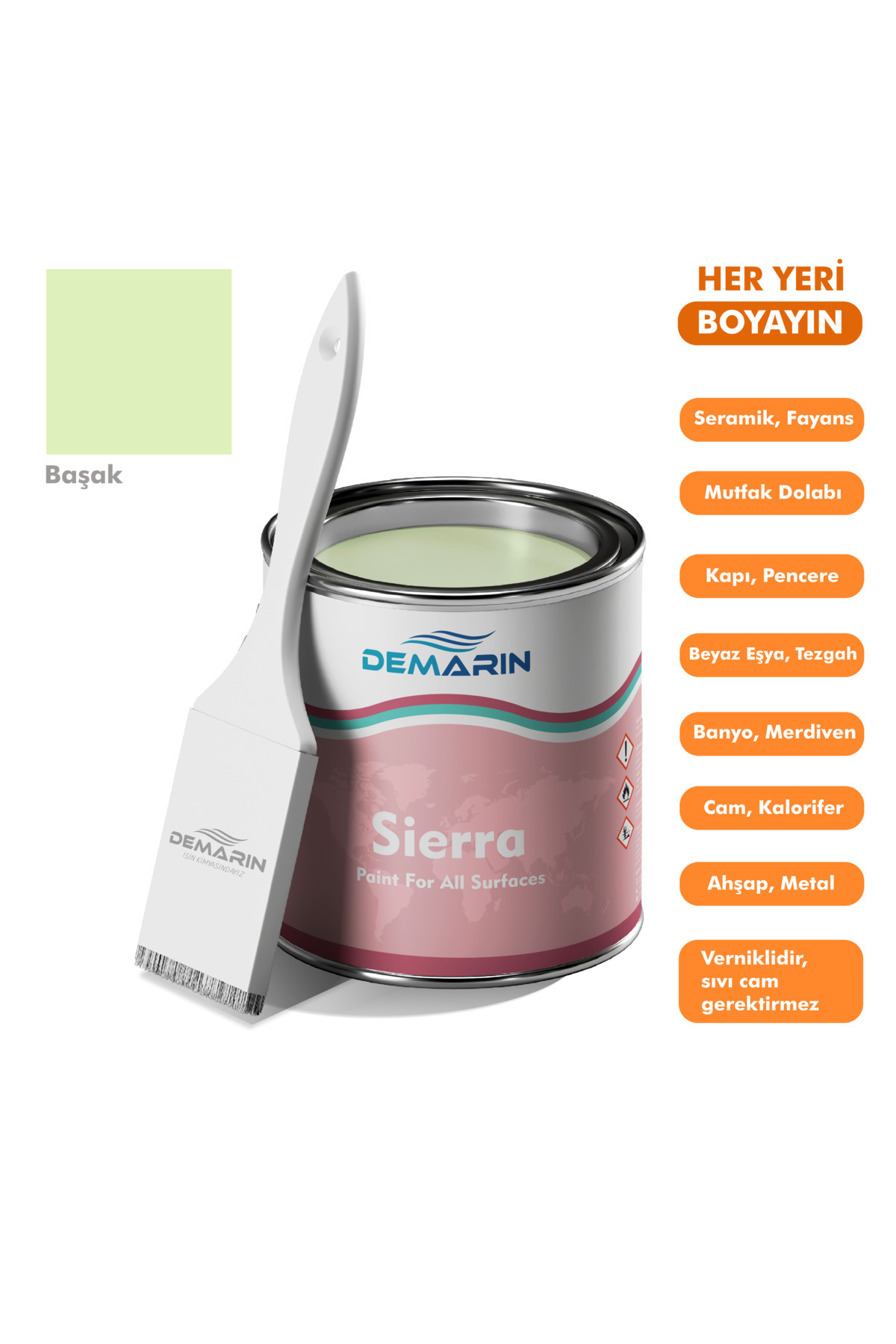 Painting Everything Sierra One Component Tiles, Countertops, Ceramics, Furniture, Floor Paint 1 Kg