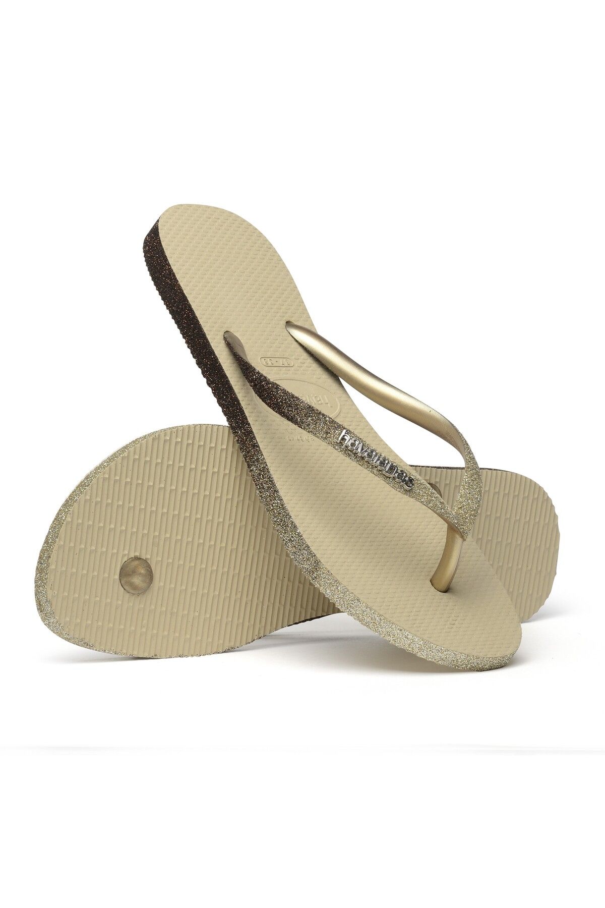 Havaianas Slim Sparkle 2 Bronze And Gold Women s Slippers Trendyol