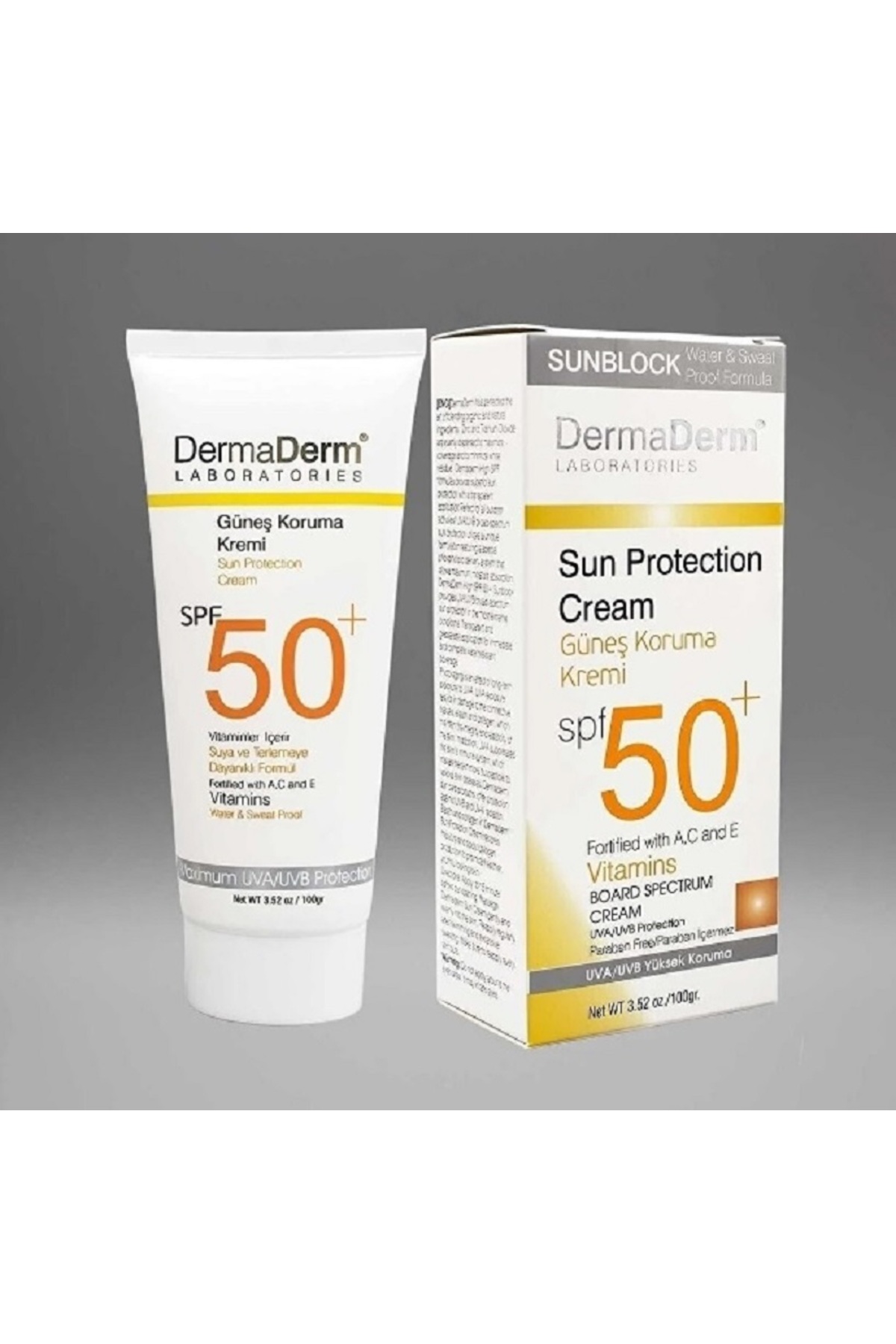 DermaDerm Laboratories Dermaderm Sun Protection Cream 100 gr Trendyol