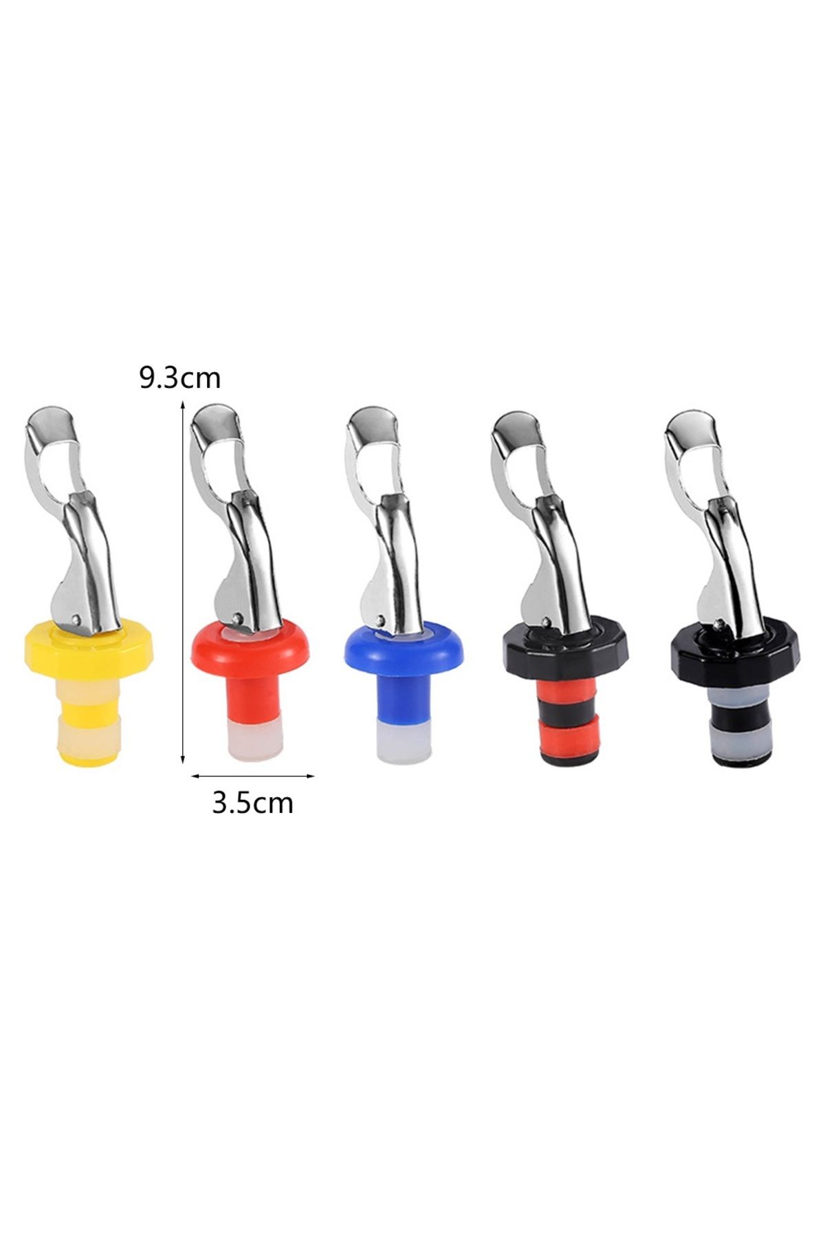 Practials-Leak-Proof Wine Stopper with Opener - Bottle Stopper 2 Pieces 2