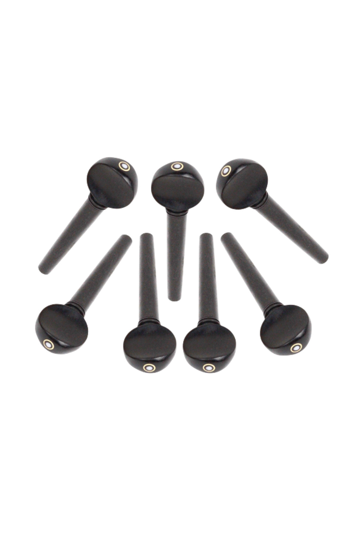 Sultan Instruments Sultan Nokta Sedefli Bağlama Abanoz Burgusu 7li Set