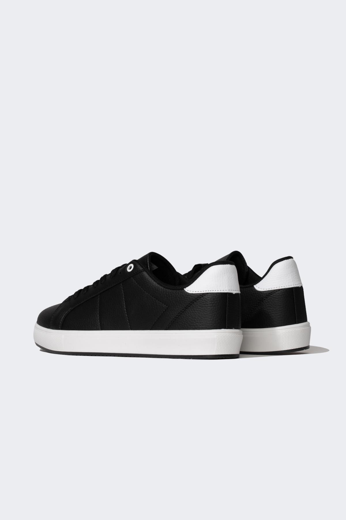DeFacto-Men's Flat Sole Lace-Up Faux Leather Sneakers A9426axns 3