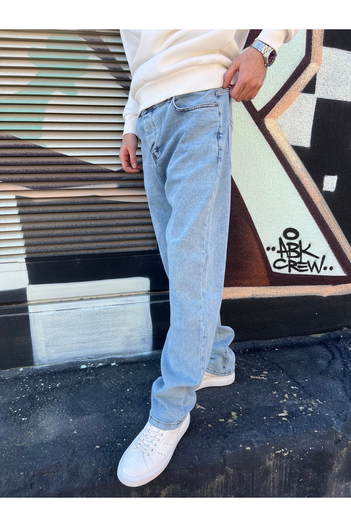 شلوار مردانه آبی ElitWear | TRAFO--BAGİ اورجینال - تصویر 3