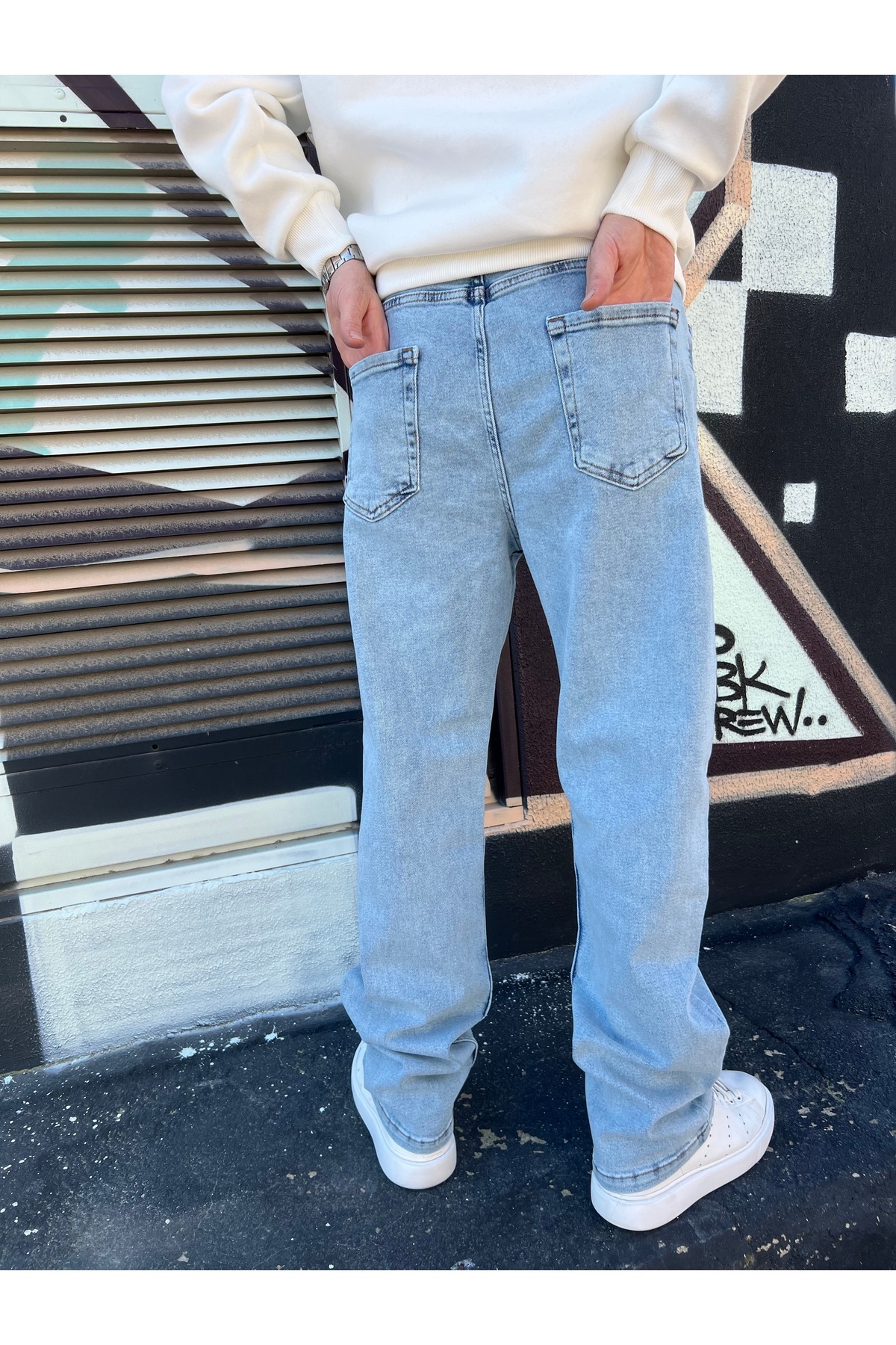 شلوار مردانه آبی ElitWear | TRAFO--BAGİ اورجینال - تصویر 4