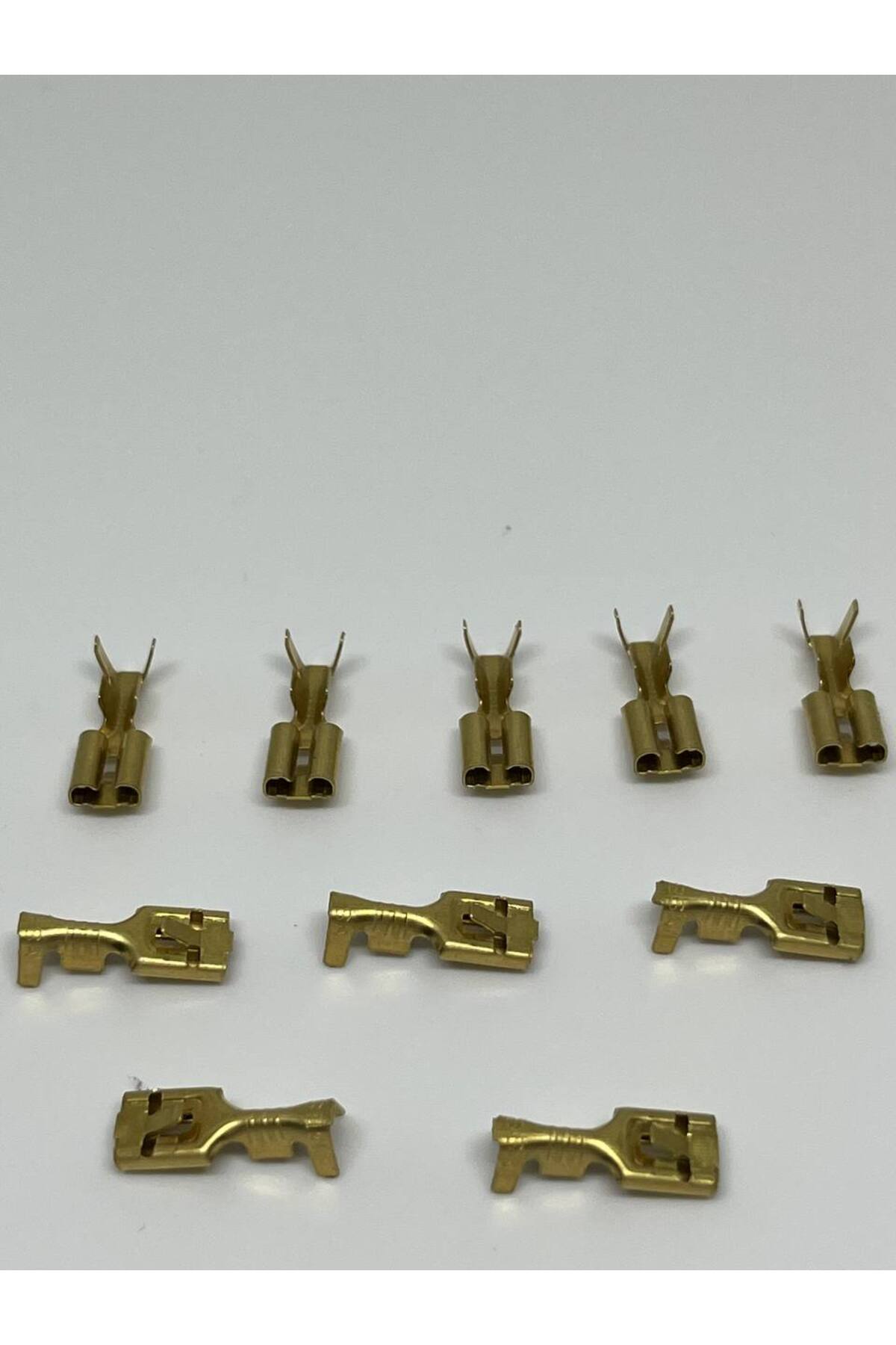 Mesa 10 Adet 4,8 Mm Dişi Fiş Tırnaklı Terminal Kablo Ucu Sf2D