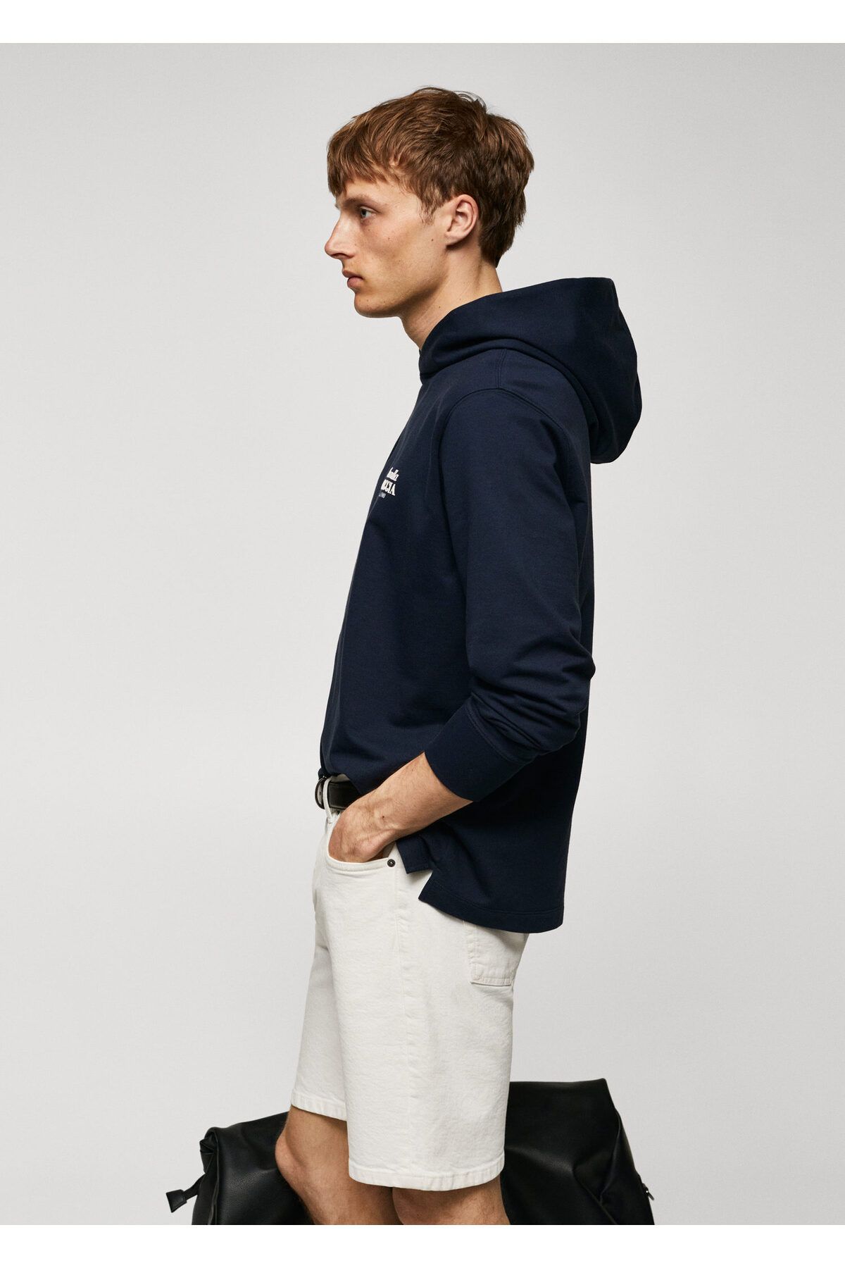 MANGO Man-Ανδρικό φούτερ Navy Blue47047852 6