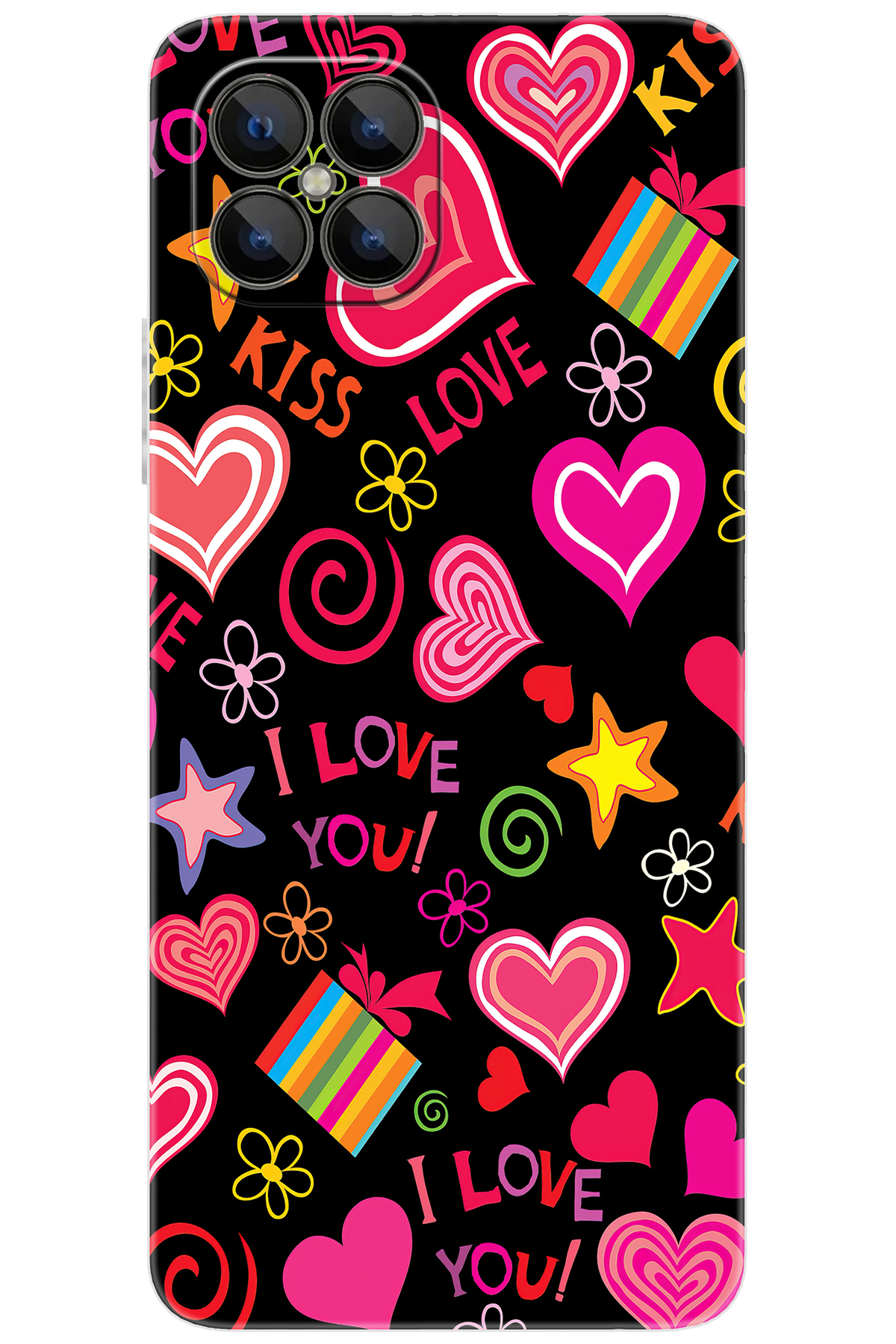 X600 Compatible Case Pattern Printed Silicone Brace Love NGO:265 CP-NRzAFjW