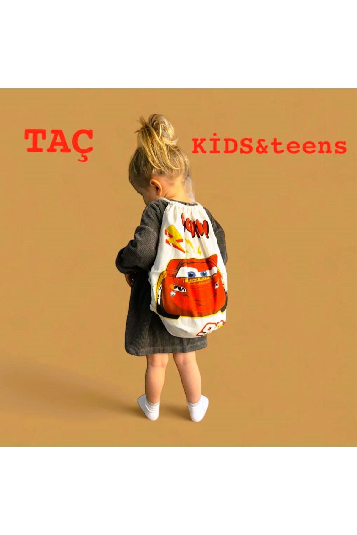 Taç Rucsac Din Pânză Cu Șnur Imprimat Pe Două Fețe Unisex - One Size
