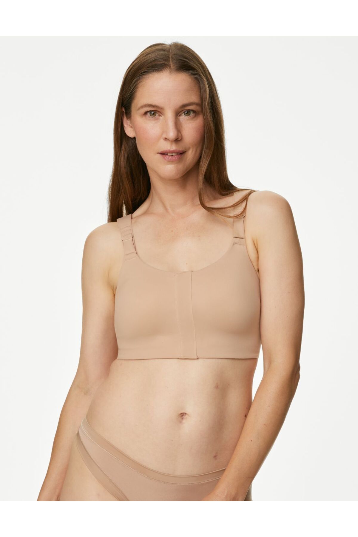 Хлопковый послеоперационный бюстгальтер Marks & Spencer Body Soft™ T33001815