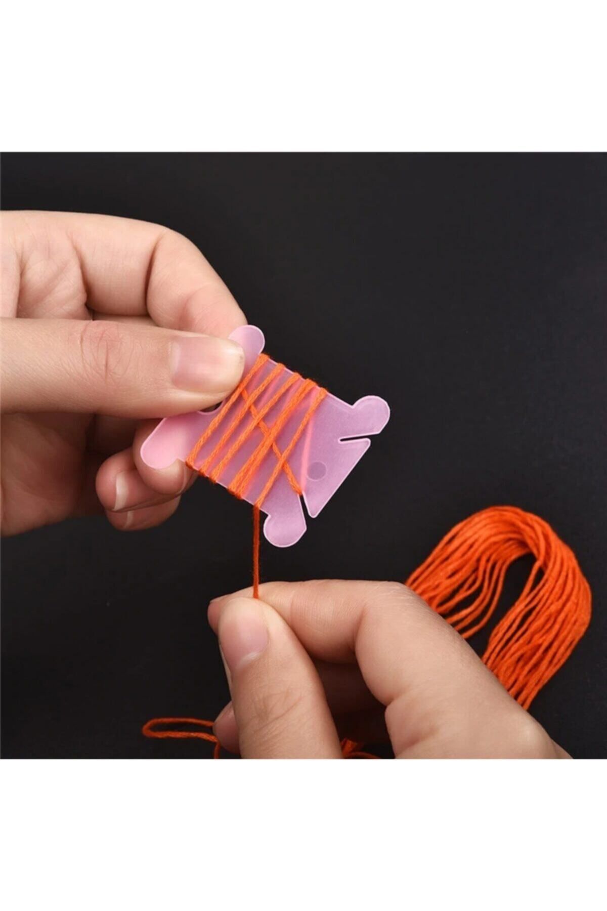 ALMİŞ-100 Pieces Cross Stitch Embroidery Thread Wrapping Apparatus 4