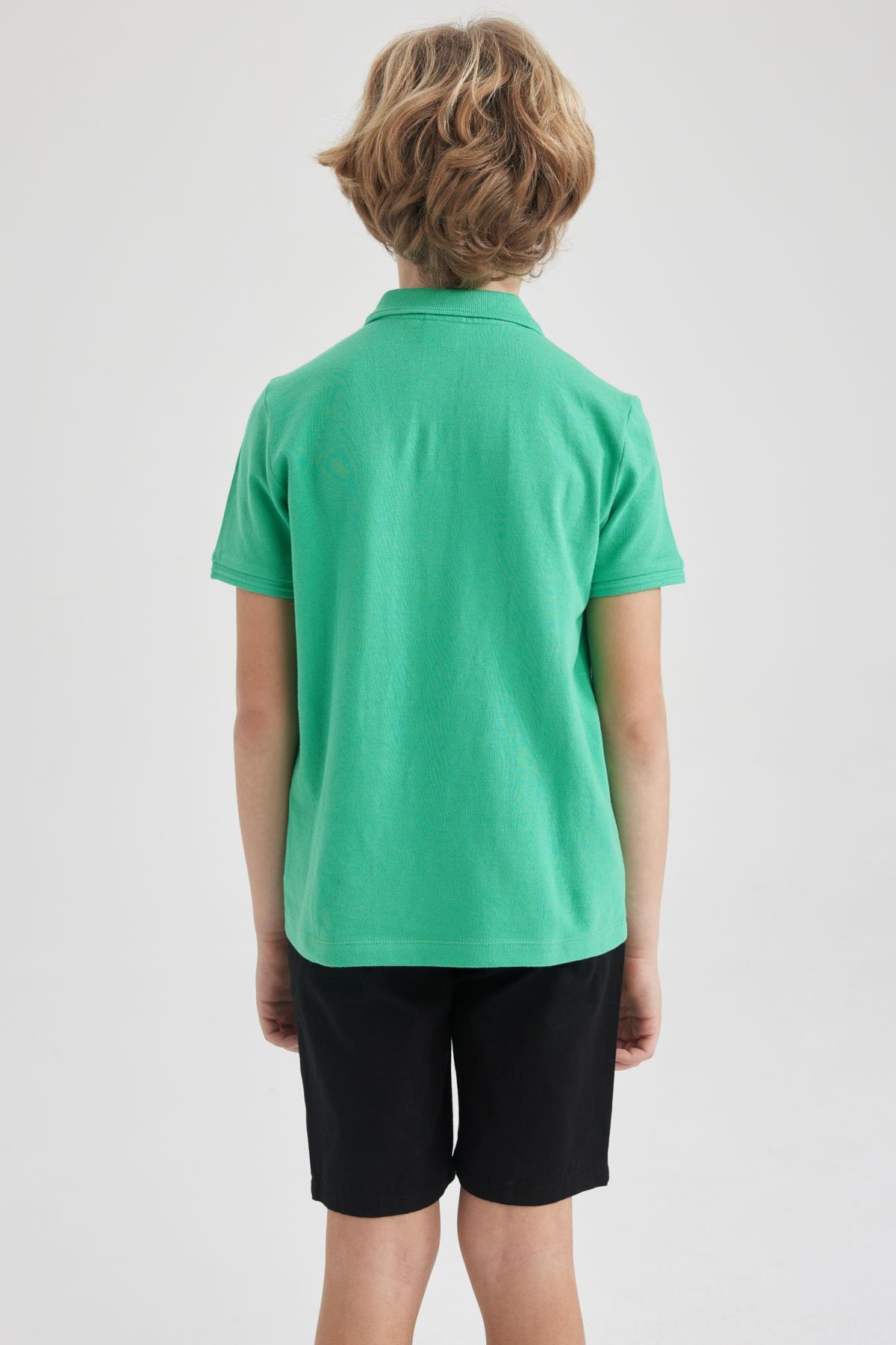 DeFacto-Chlapecké polo tričko Pique s krátkým rukávem K1689a623sm 5
