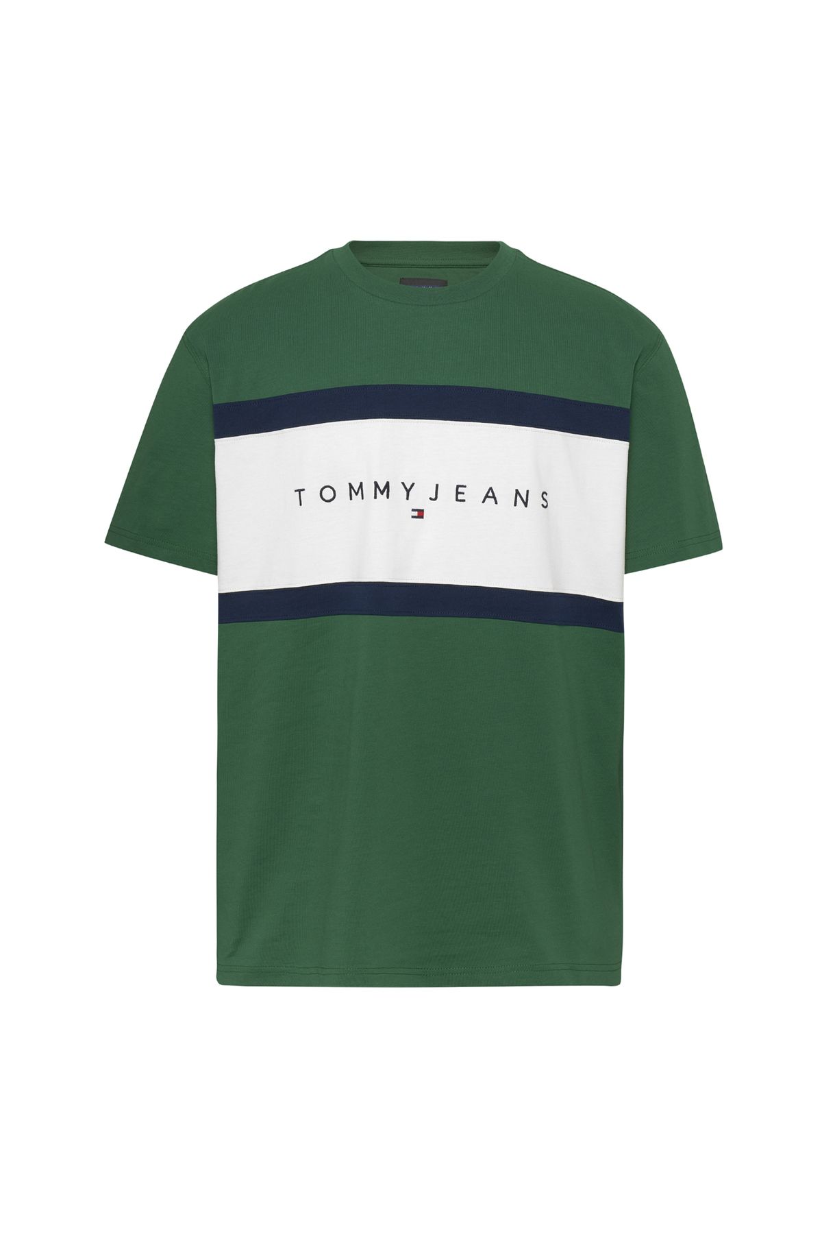 Tommy Jeans izgili Ye il Erkek T Shirt DM0DM18427L4L Fiyat