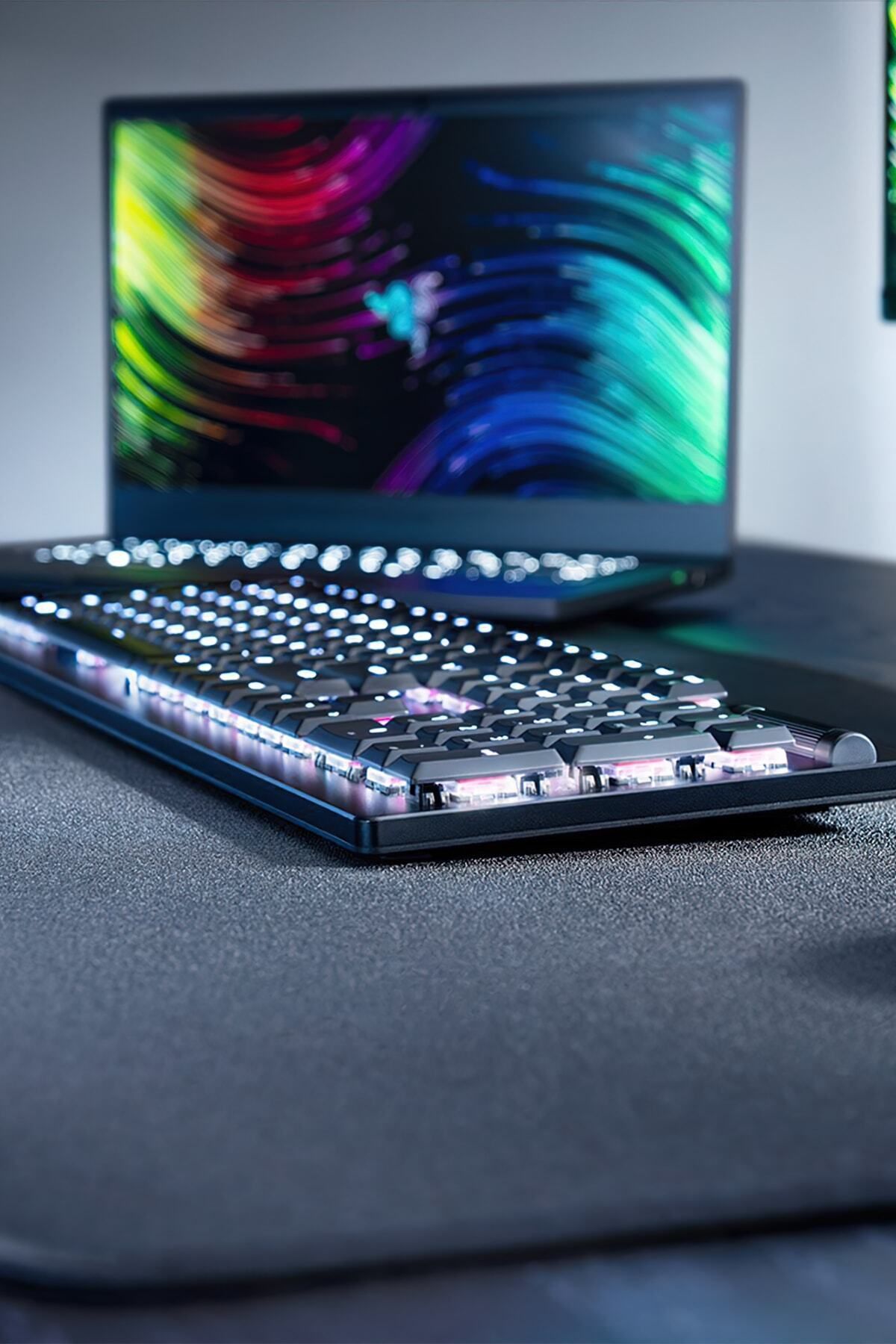 RAZER-Deathstalker V2 Pro Red Switch Us Layout Rgb Black Wireless Mechanical Gaming Player Keyboard 6