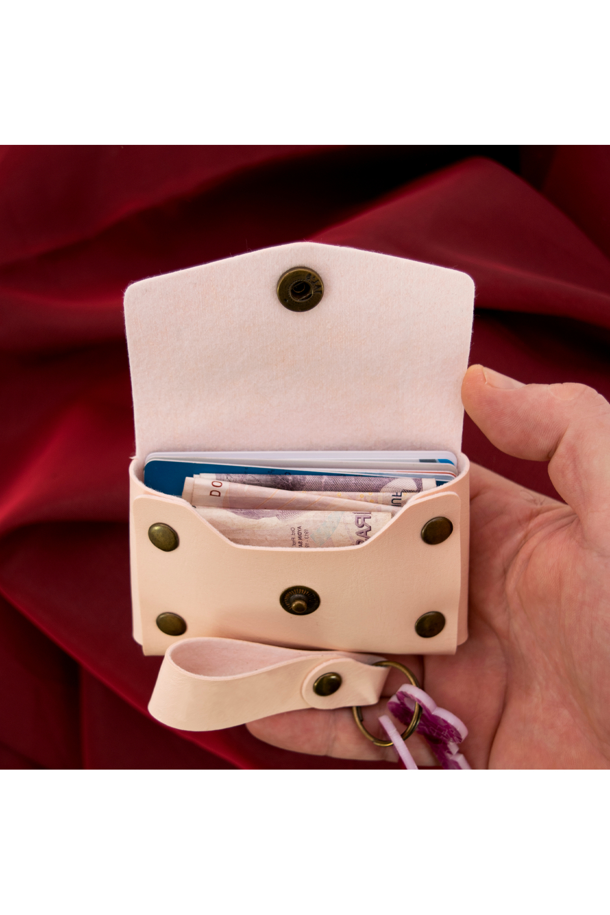 کیف پول مردانه صورتی miawiki | MW-CA5510 اورجینال - تصویر 4