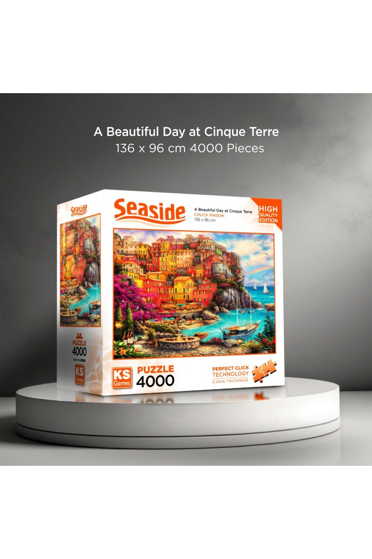 پازل 4000 قطعه Cinque Terre یک معمای خوب است Ks Games