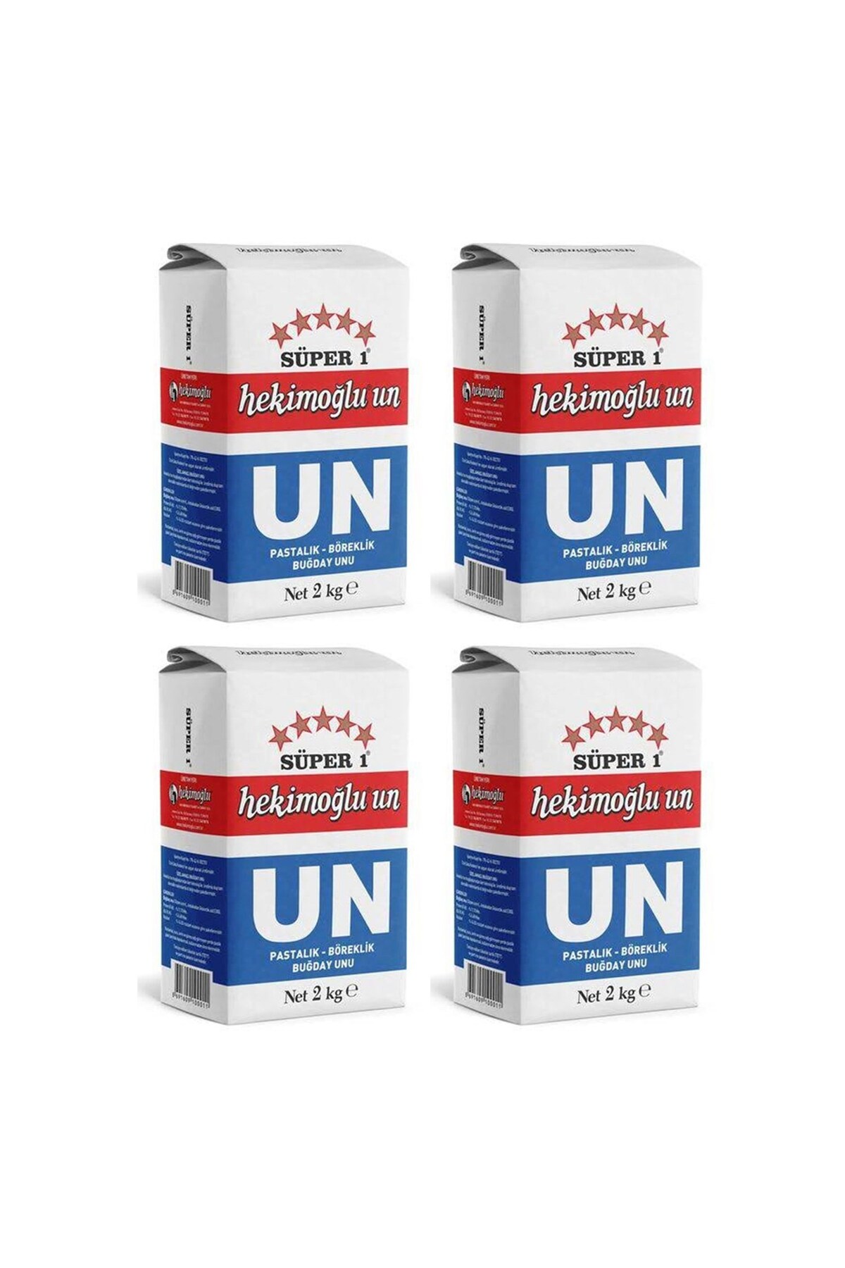 Hekimoğlu Un 2 kg 4 lü
