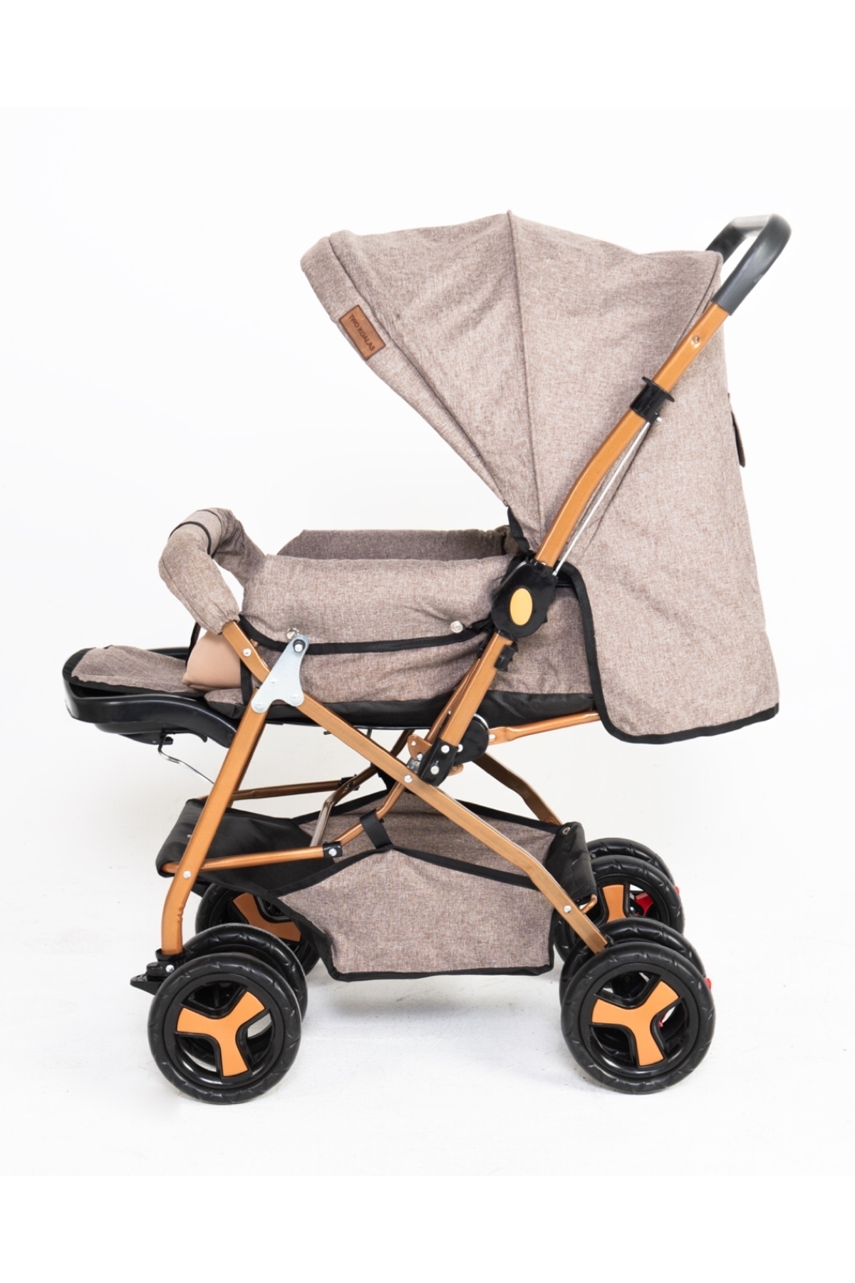 Ünal Two Koalas Keten Gold Seyahat Sistem Bebek Arabası Yağmurluk Hediyeli fotoğrafı 6 (önizleme)