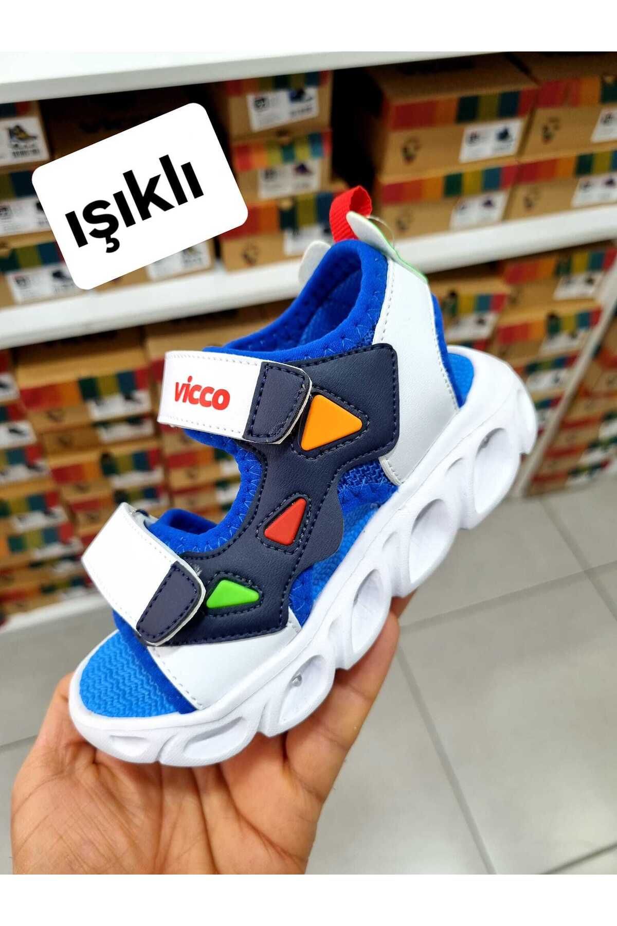 صندل آبی کودکانه سبک وزن مردانه VICCO HILDA LIGHT Vicco