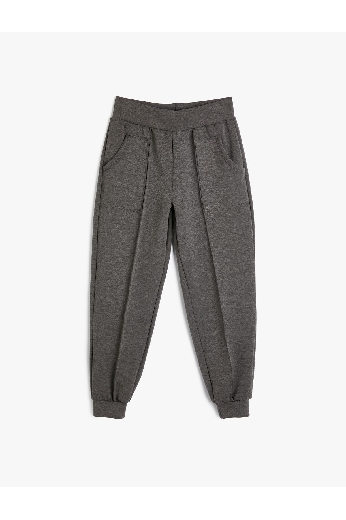 شلوار ورزشی Jogger با جزئیات و جیب الاستیک دوخت کمر