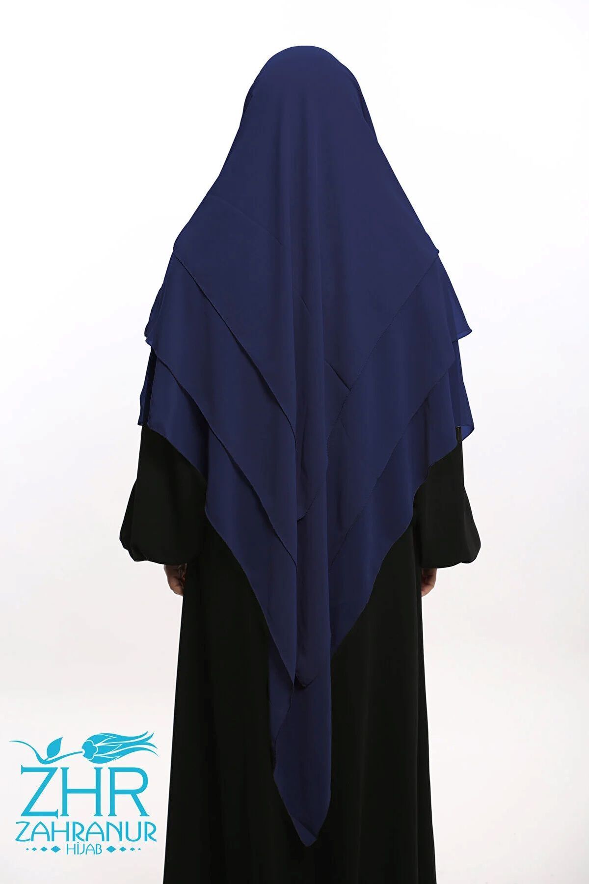 ZAHRANUR HİJAB-3-LAYER CHIFFON SUFLE (HIMAR 2