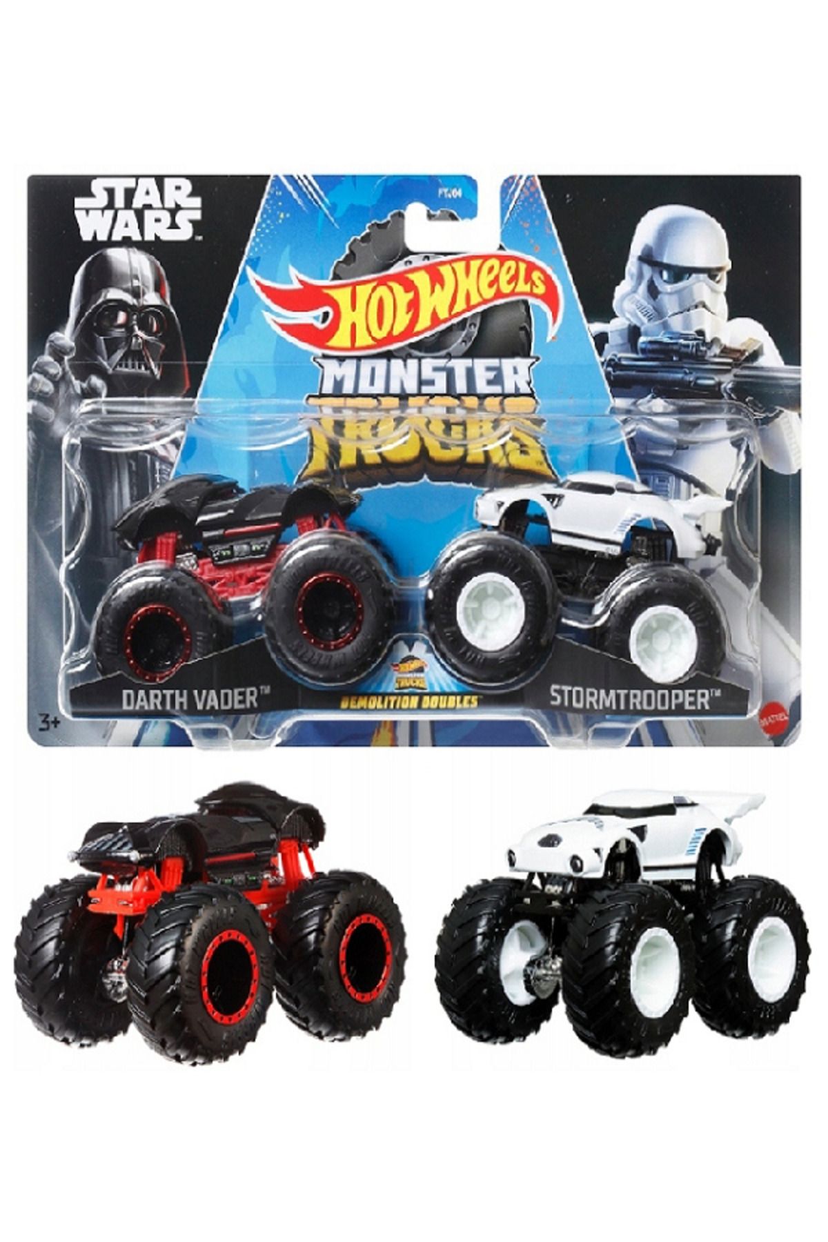 HOT WHEELS Hotwheels Monster Trucks kili Arabalar 1 64 DARTH
