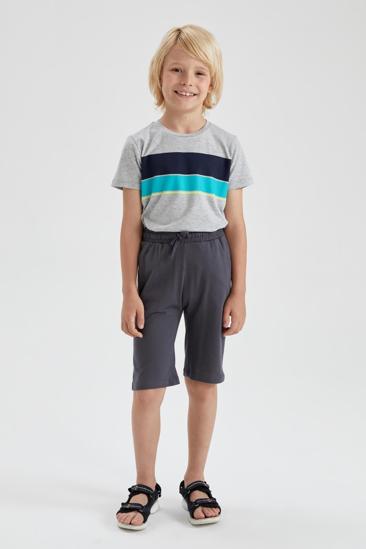 DeFacto-Boy's Basic Bermuda W9039a622sp 2
