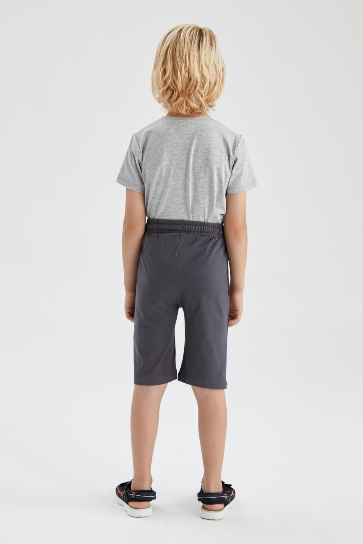 DeFacto-Boy's Basic Bermuda W9039a622sp 5