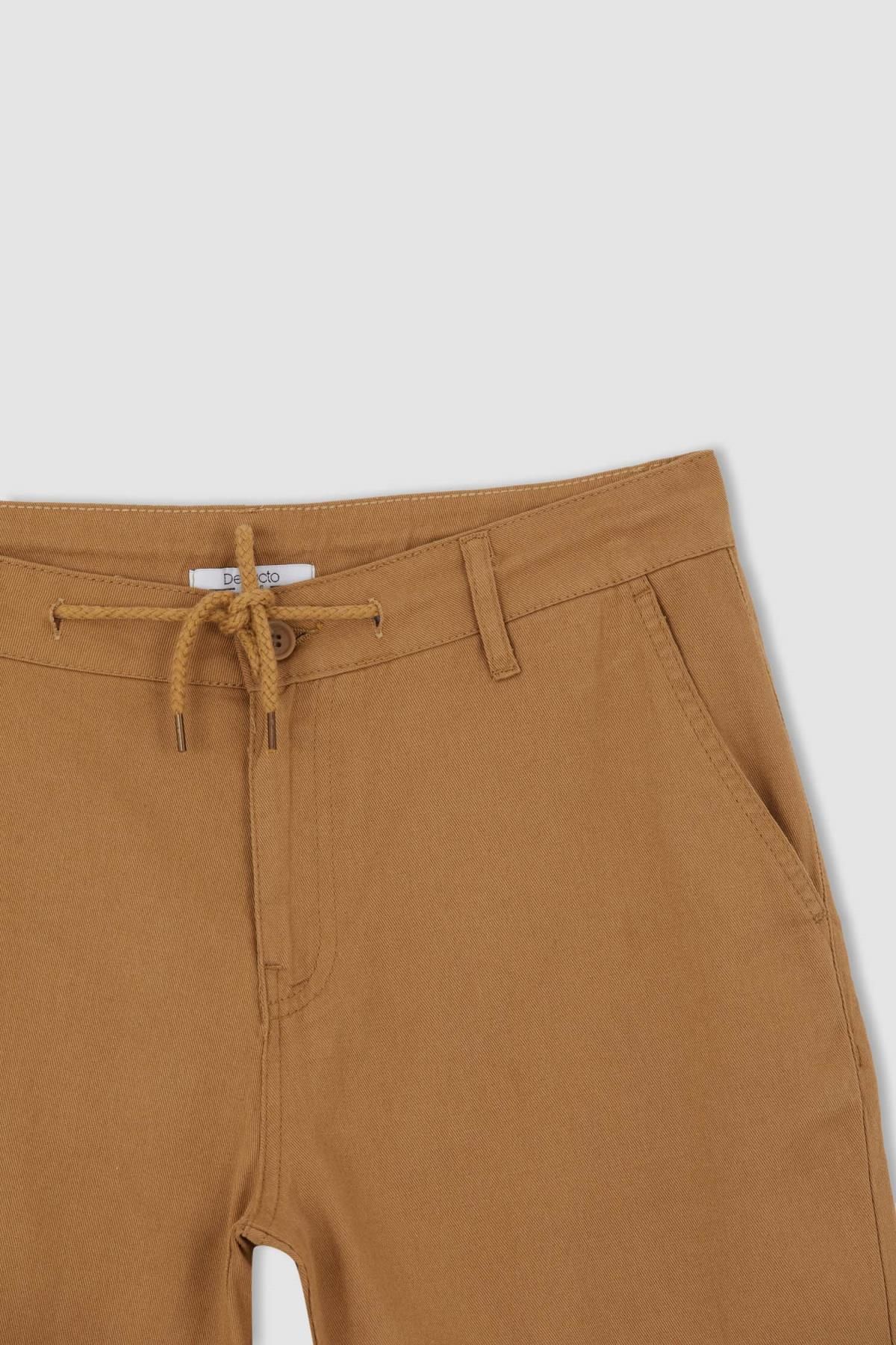 DeFacto-Regular Fit Bermuda Shorts with Lace Waist 8