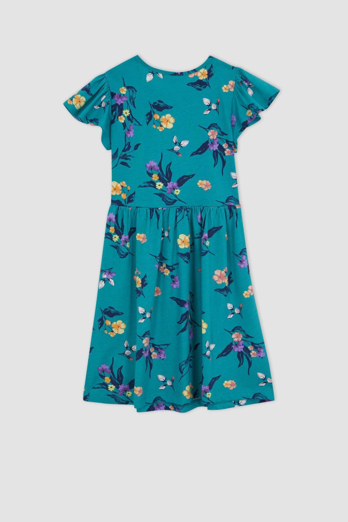 لباس مجلسی دخترانه آبی دفکتوDefacto | W7746A623SM اورجینال - تصویر 8