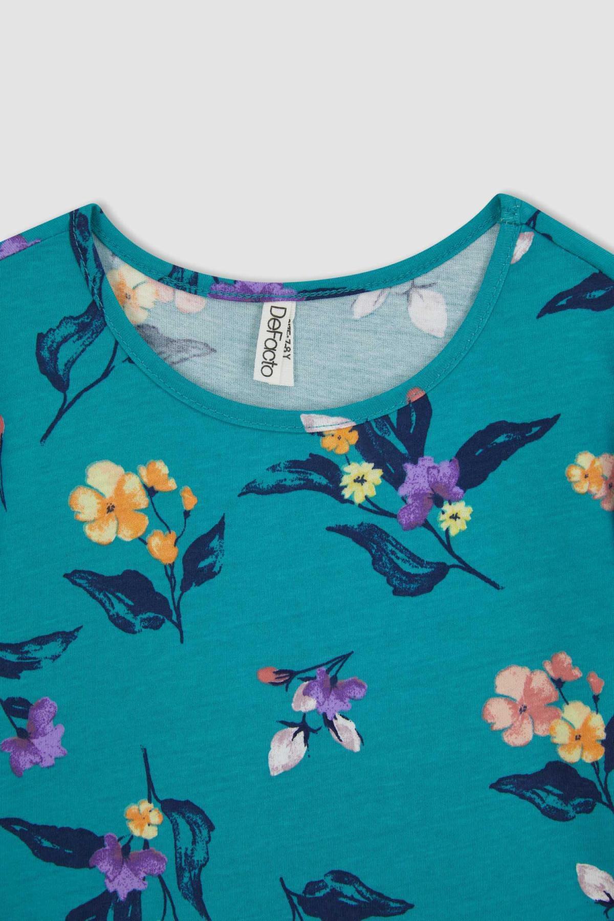 لباس مجلسی دخترانه آبی دفکتوDefacto | W7746A623SM اورجینال - تصویر 7