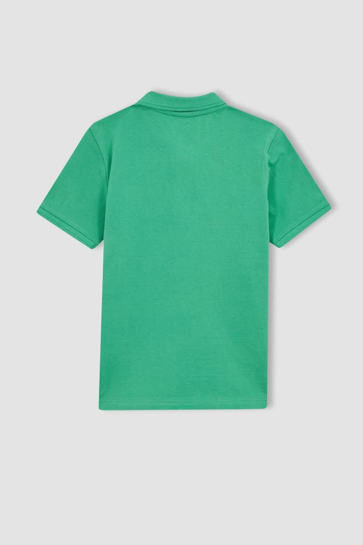 DeFacto-Chlapecké polo tričko Pique s krátkým rukávem K1689a623sm 8