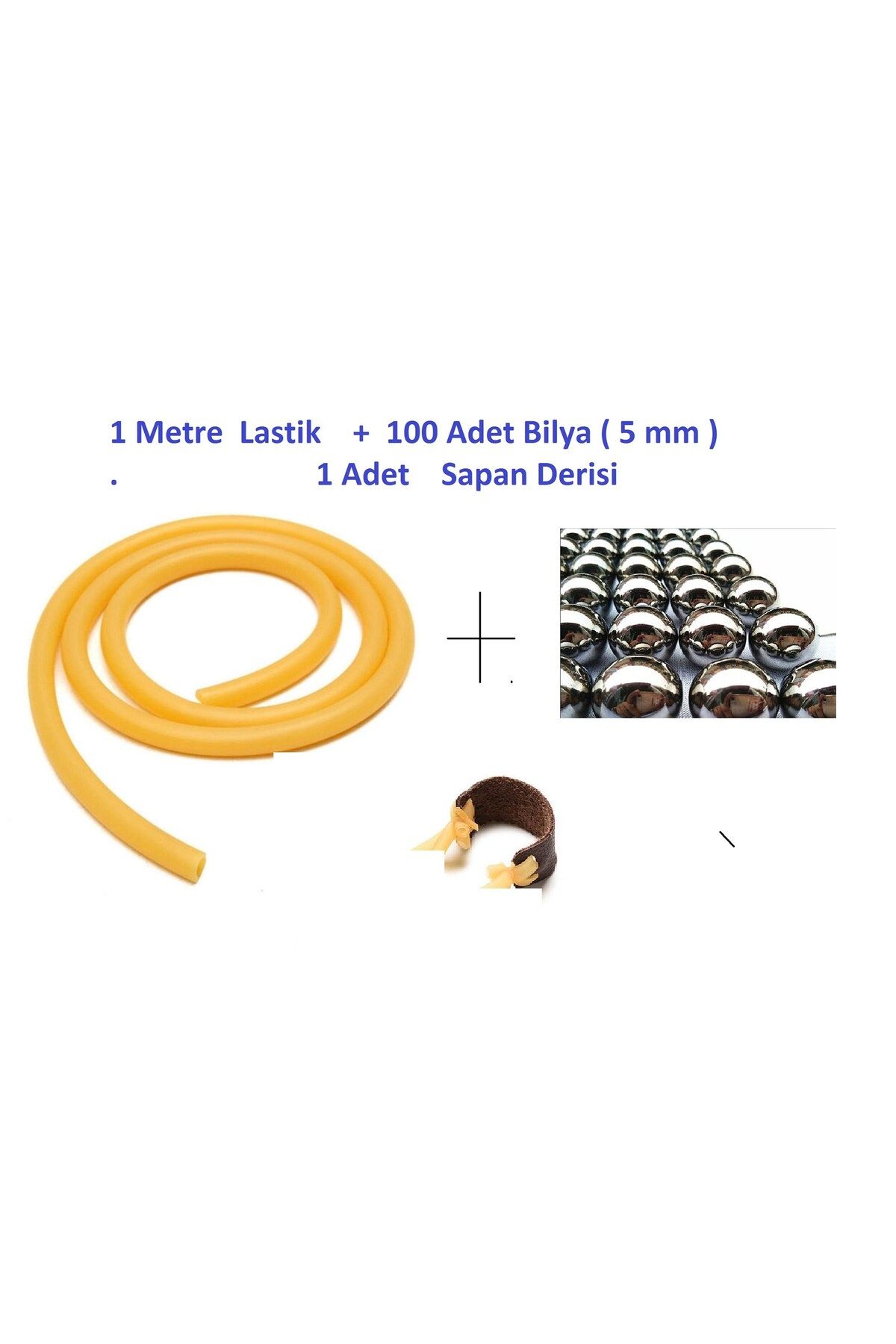 silimo Avcı Sapan Lastik  Kauçuk Lastik Deri Hazne  Sapan Seti Sapan Mermisi