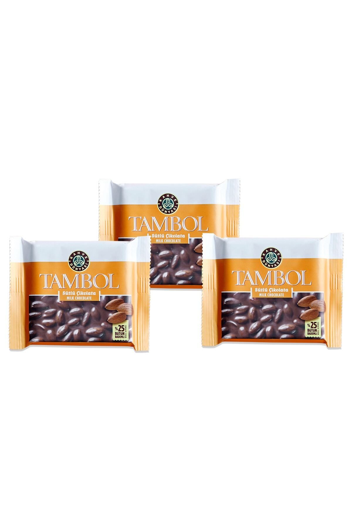Tambol Sütlü Çikolata77 gr x 3 Adet - 1