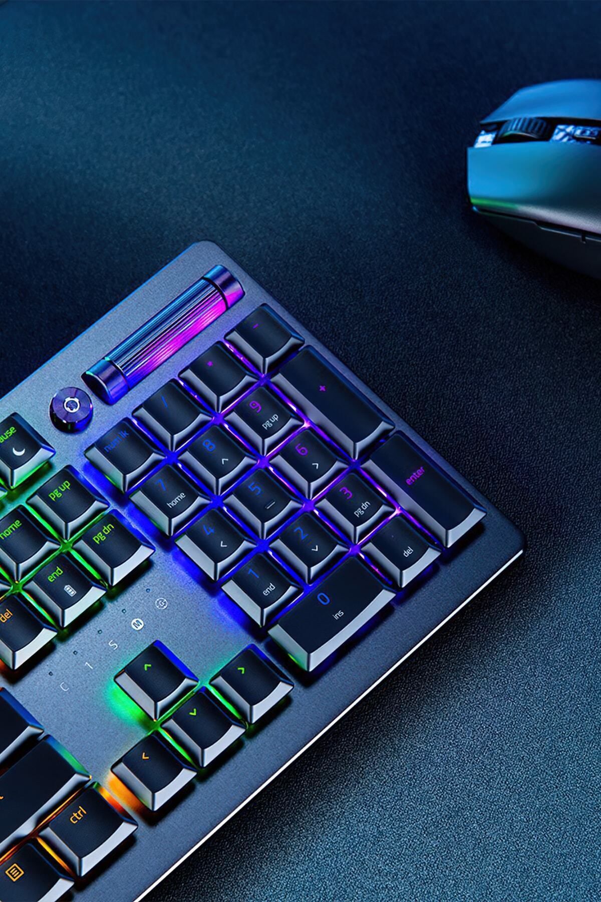 RAZER-Deathstalker V2 Pro Red Switch Us Layout Rgb Black Wireless Mechanical Gaming Player Keyboard 5