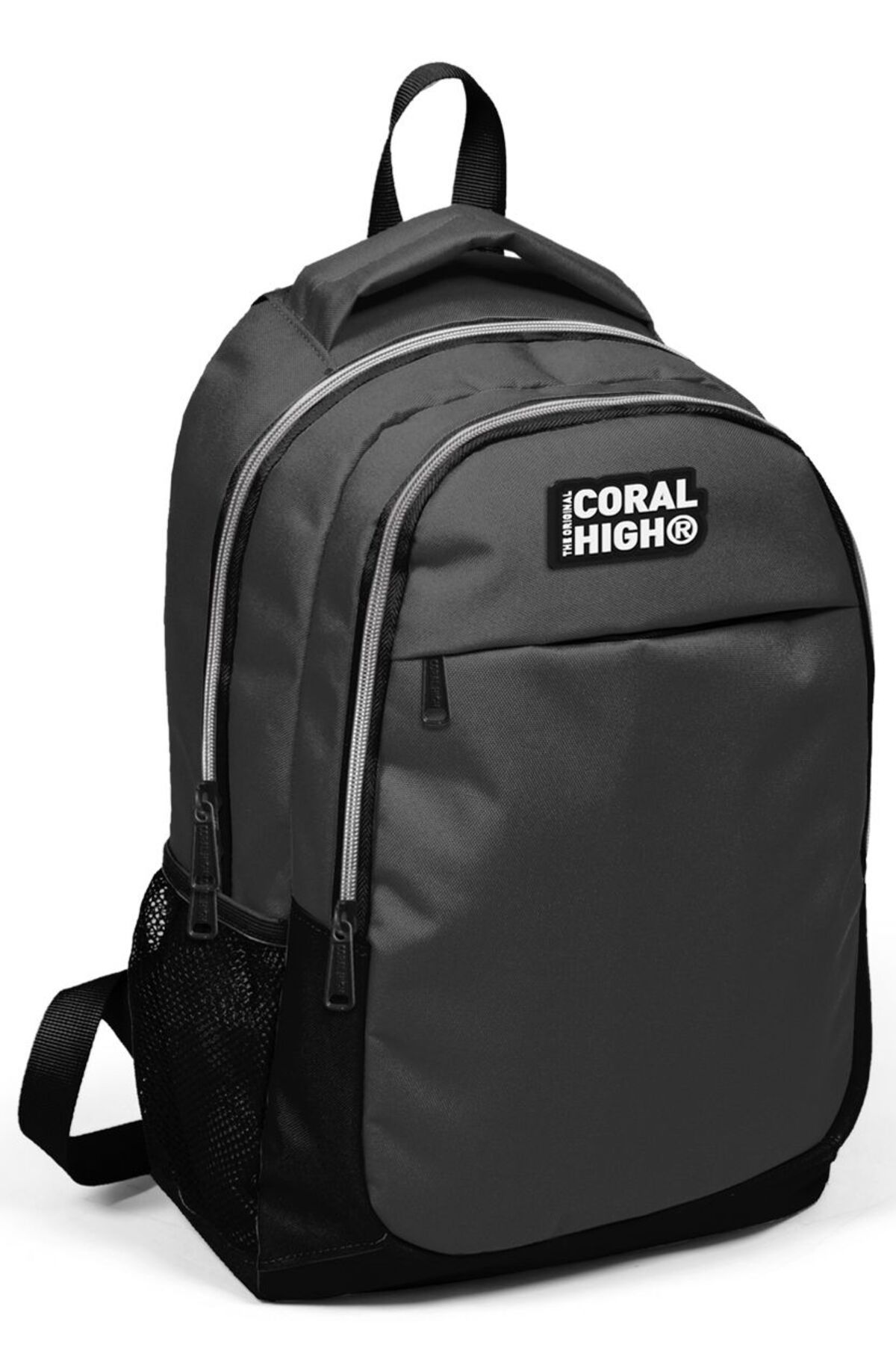 Yaygan-Coral High Gray Black Boy's Primary School Bag Set - Backpack Lunch Pen Holder 2