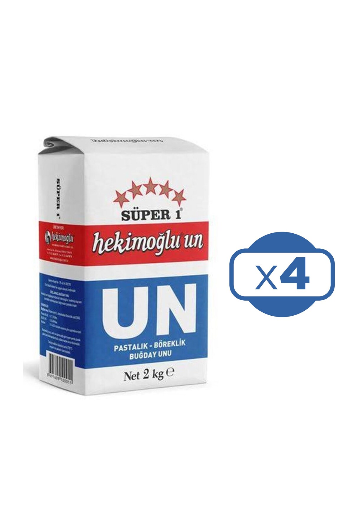 Hekimoğlu Un 2 kg 4 lü