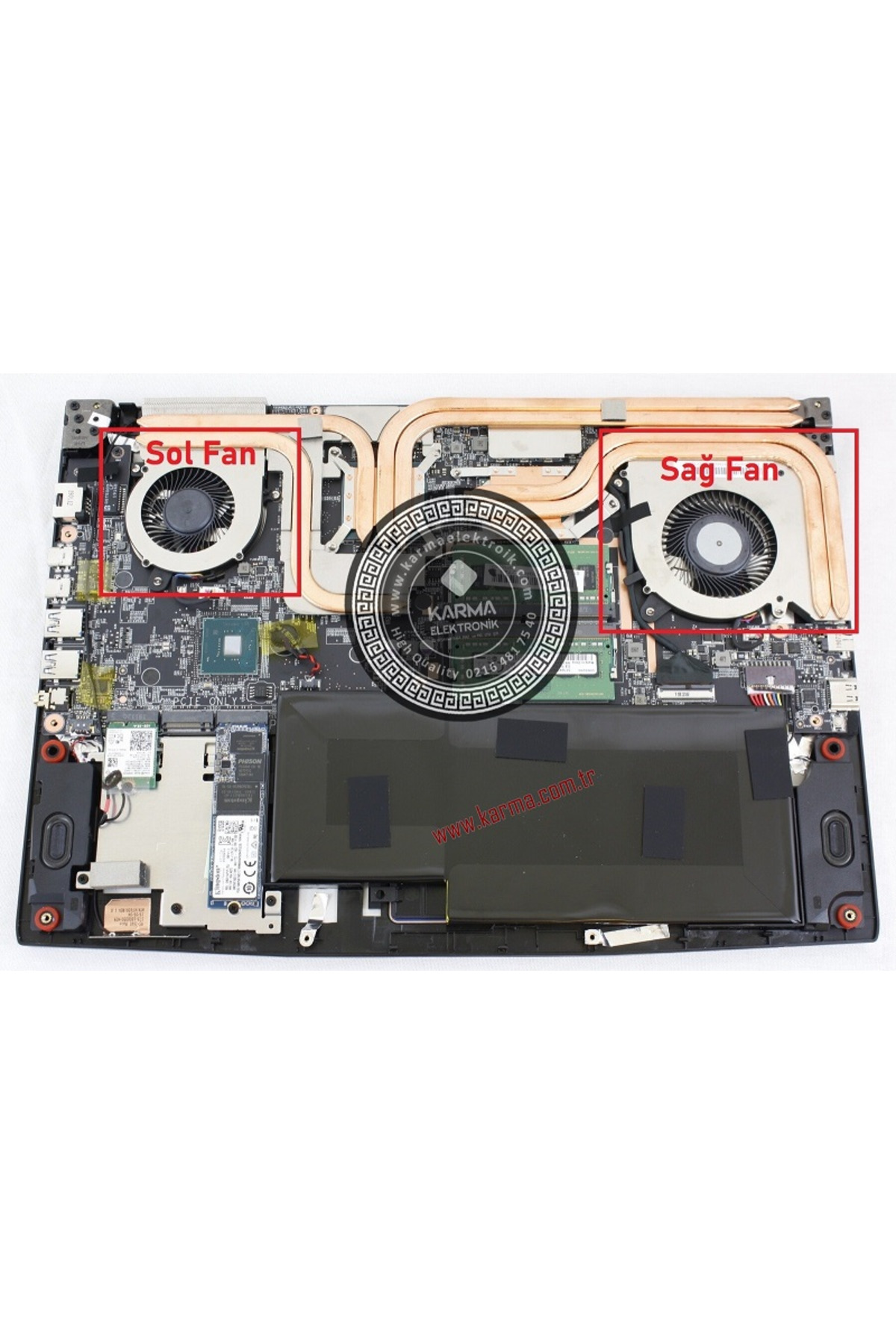 Ventola CPU MSI GF63 8RC / GF65 8RD - PABD08008SH N413 - 5V 1.0A - Caraccessory