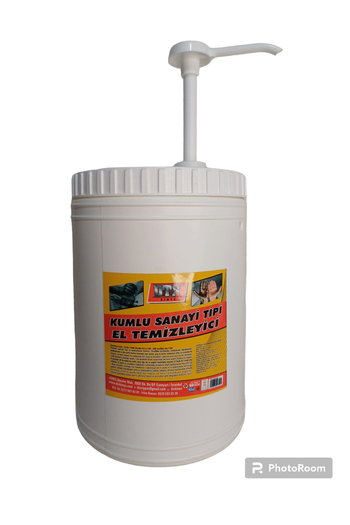 Sanayi Tipi Sert Ponzalı El Temizleme Sabunu ( Kremi ) 4KG