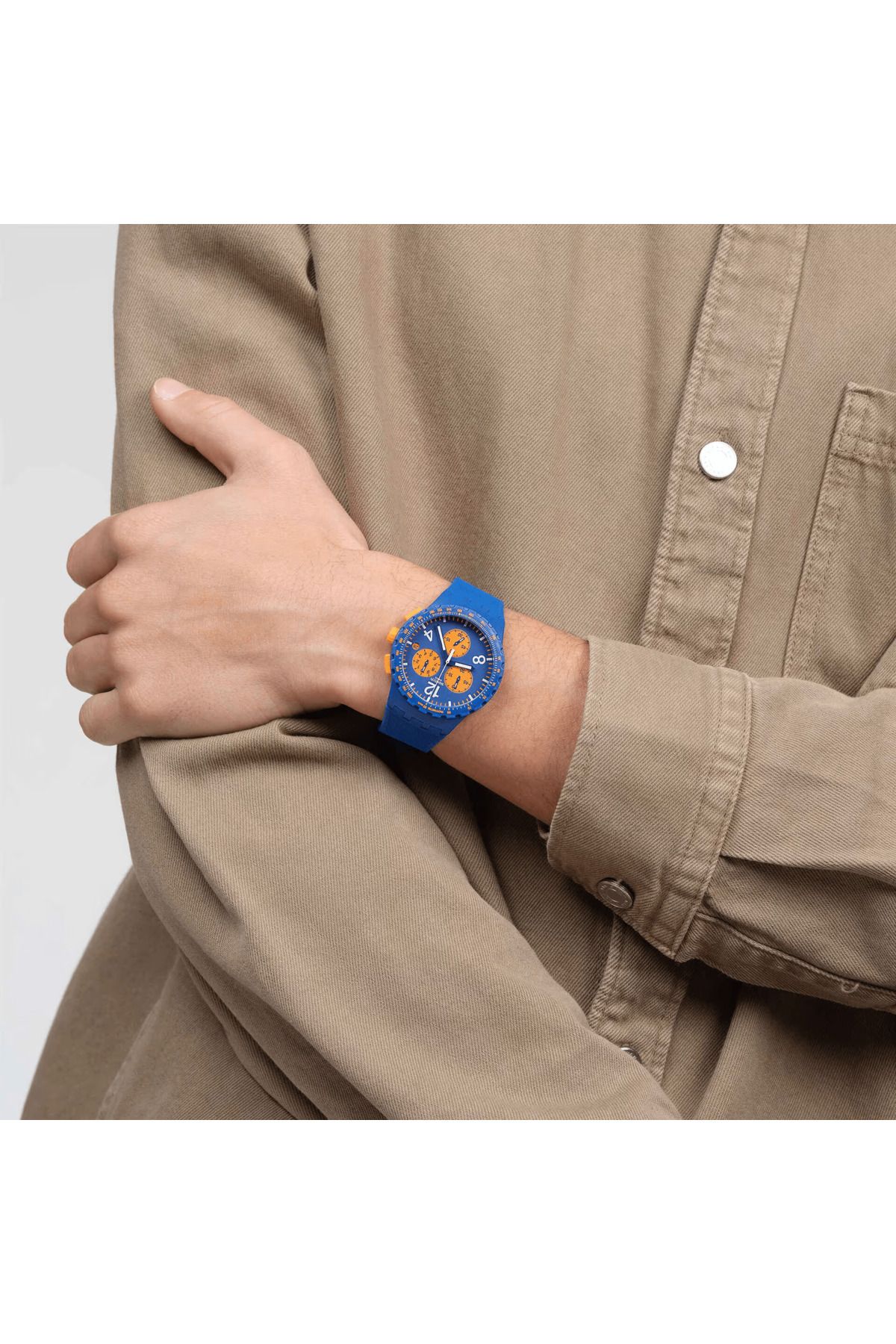 ساعت مچی مردانه Primarily Blue مدل سواچ SUSN419 Swatch