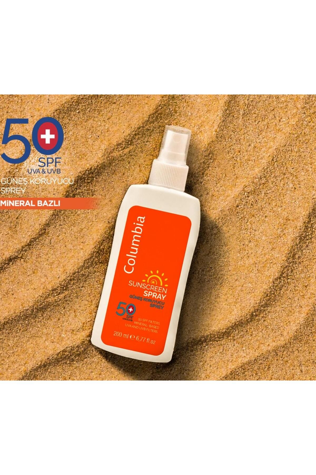 اسپری ضد آفتاب 50+ SPF 200 میلی لیتر Columbia