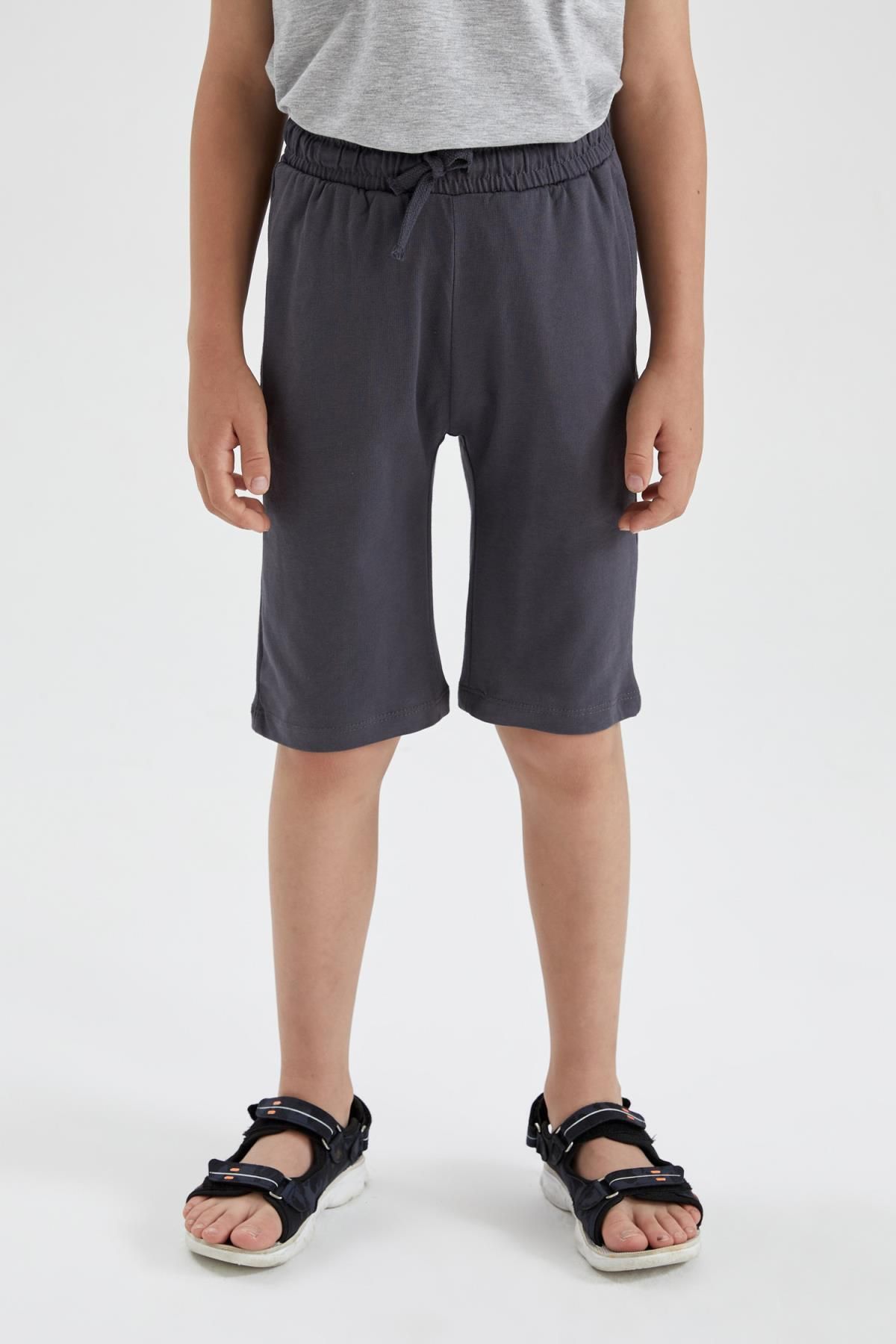 DeFacto-Boy's Basic Bermuda W9039a622sp 4