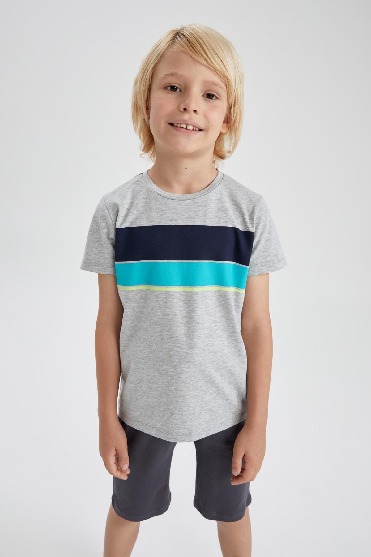 DeFacto-Boy's Basic Bermuda W9039a622sp 3