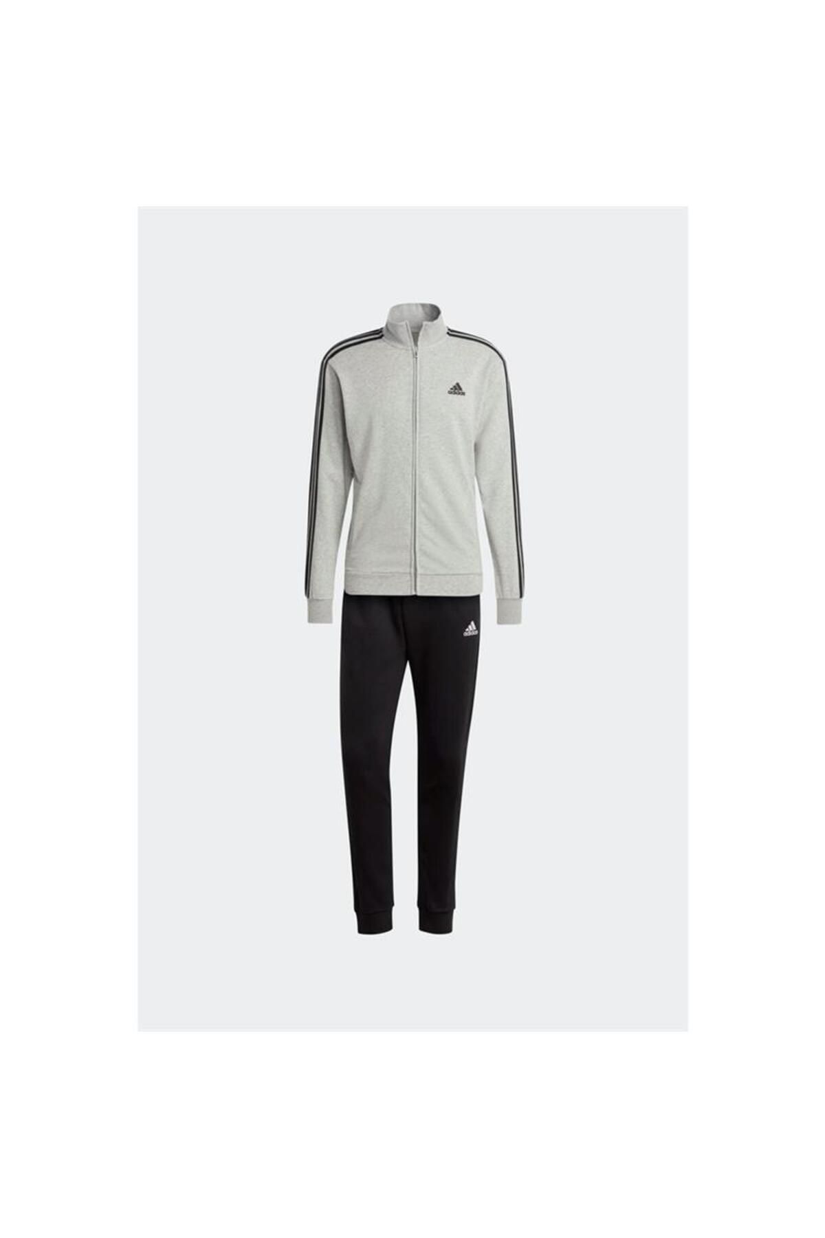 White and shop grey adidas tracksuit