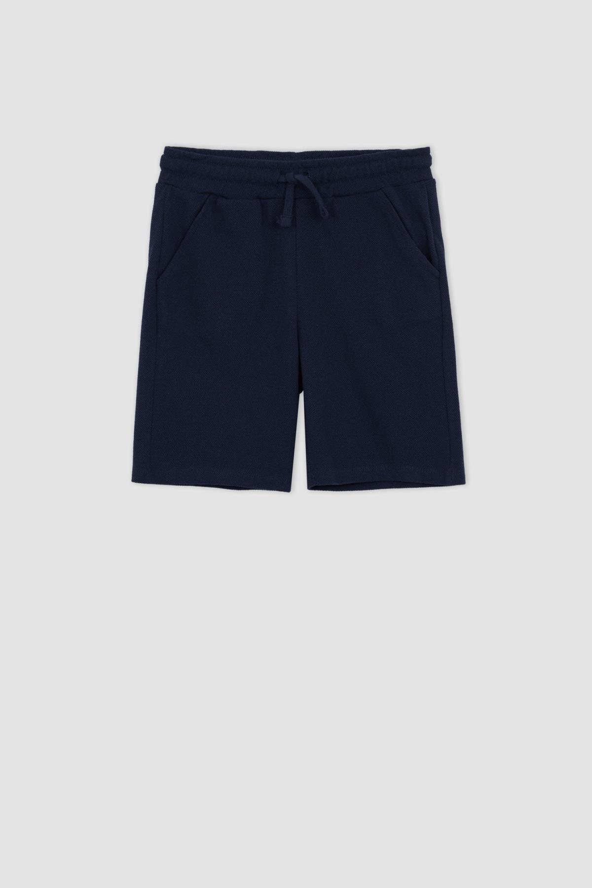 شورت و شلوارک پسرانه آبی سرمه ای دفکتوDefacto | Z5538A623SM اورجینال - تصویر 6