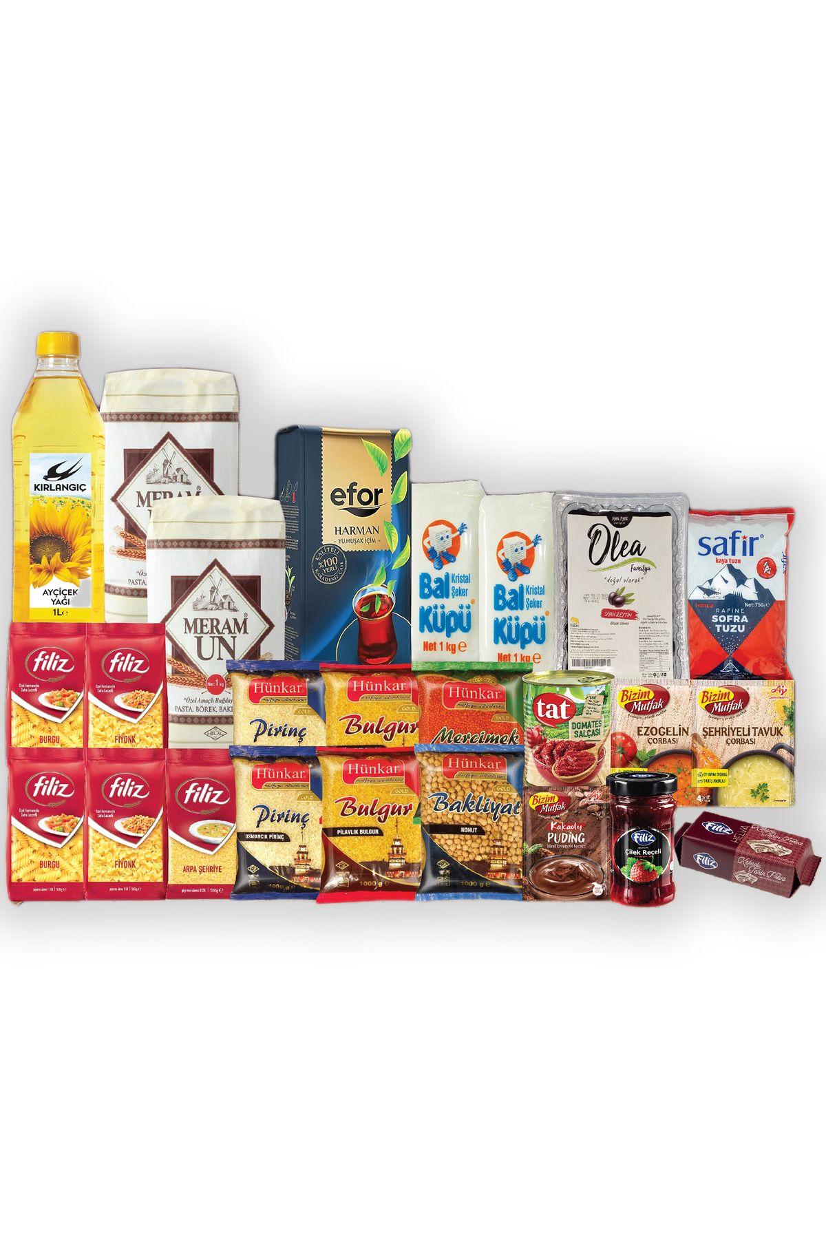 Hünkar Ramazan Gıda Erzak Kumanya Yardım Kolisi - Mega Paket
