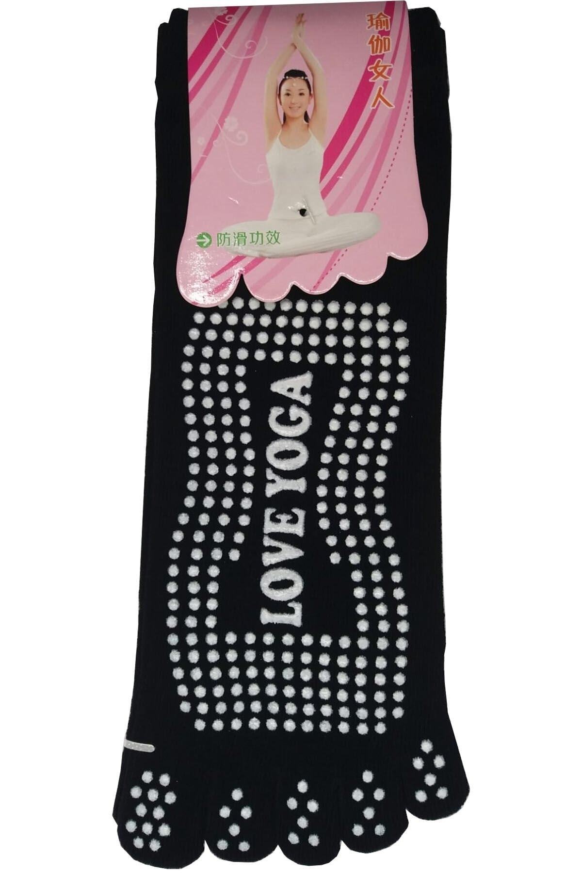 ALMİŞ Yoga&pilates, Barre, Dans Çorabı-siyah